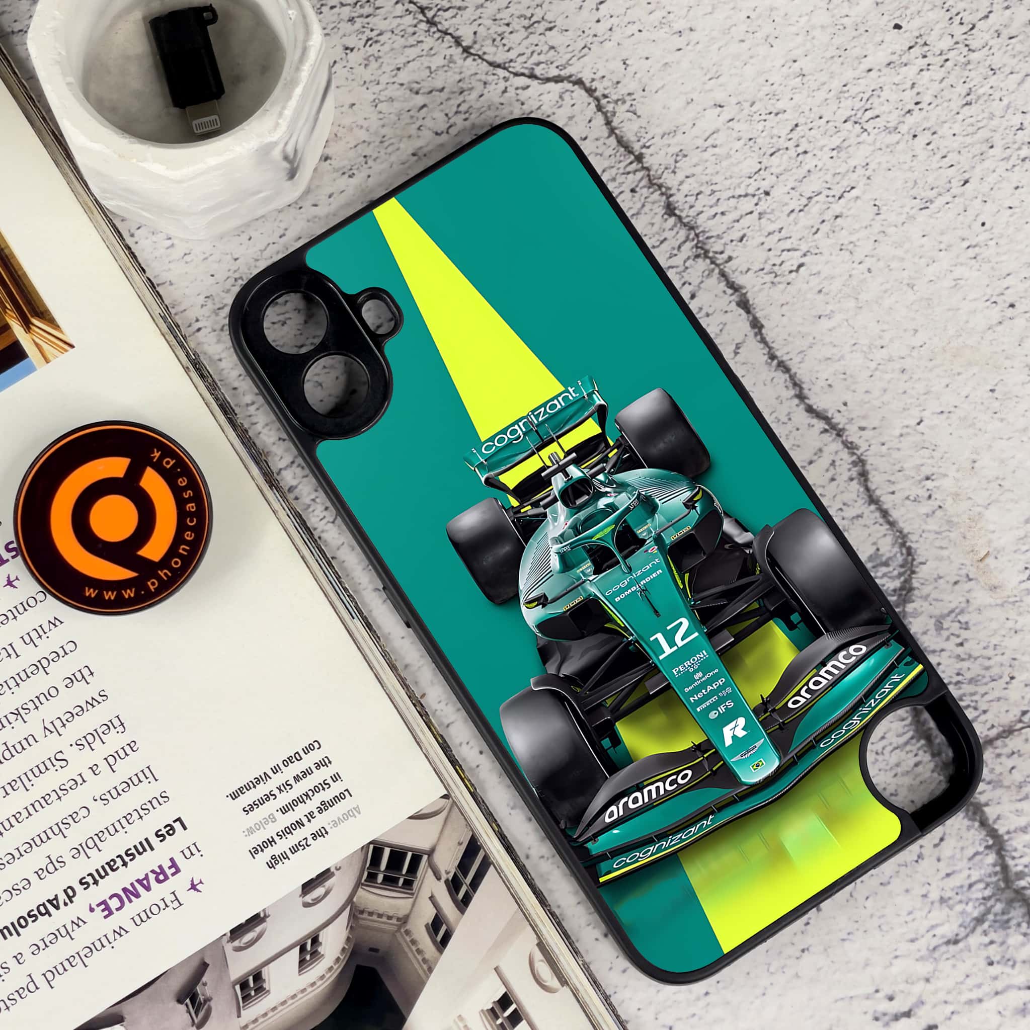 Nothing CMF Phone 1 - Formula 1 Design Series - Premium Metal Printed soft Bumper Shock Proof Case