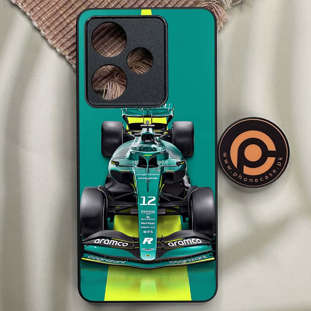 Realme GT 7T - Formula 1 Design Series - Premium Metal Printed soft Bumper shock Proof Case