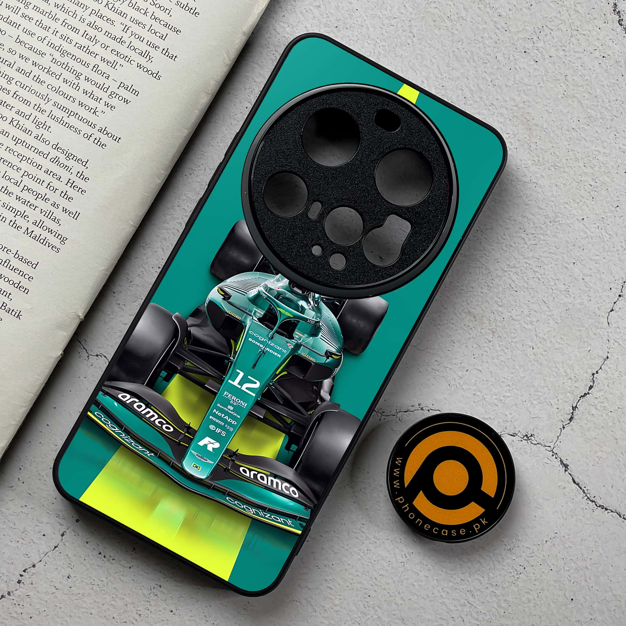 Xiaomi 15 Ultra - Formula 1 Design Series - Premium Metal Printed Soft Bumper Shockproof Case