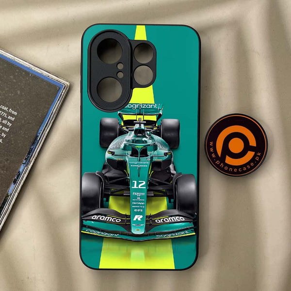 Vivo X200 FE - Formula 1 Design Design 6  - Premium Metal Printed soft Bumper Shock Proof Case  CS-38361