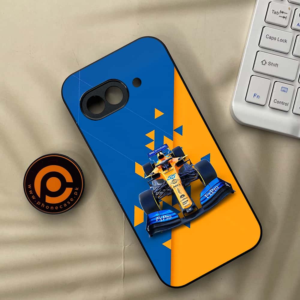Google Pixel 9a - Formula 1 Design Series - Premium Metal Printed soft Bumper Shock Proof Case