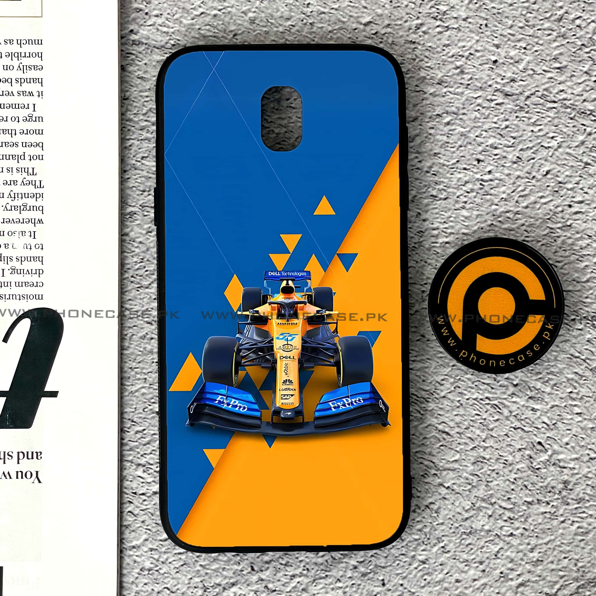 Samsung Galaxy J5 Pro 2017 - Formula 1 Design - Premium Printed Metal soft Bumper shock Proof Case