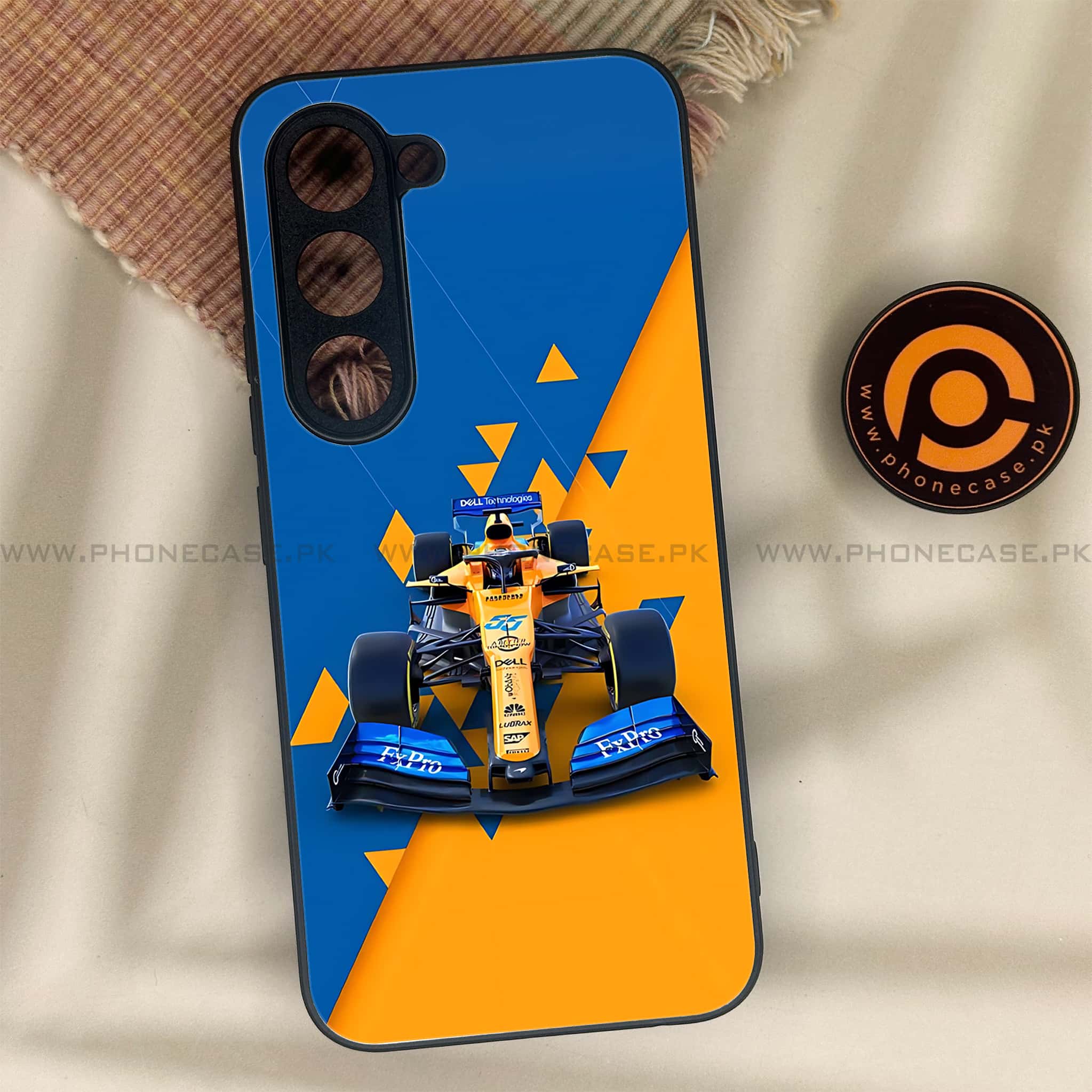 Tecno Spark 40 Pro - Formula 1 Design Series - Premium Metal Printed soft Bumper shock Proof Case