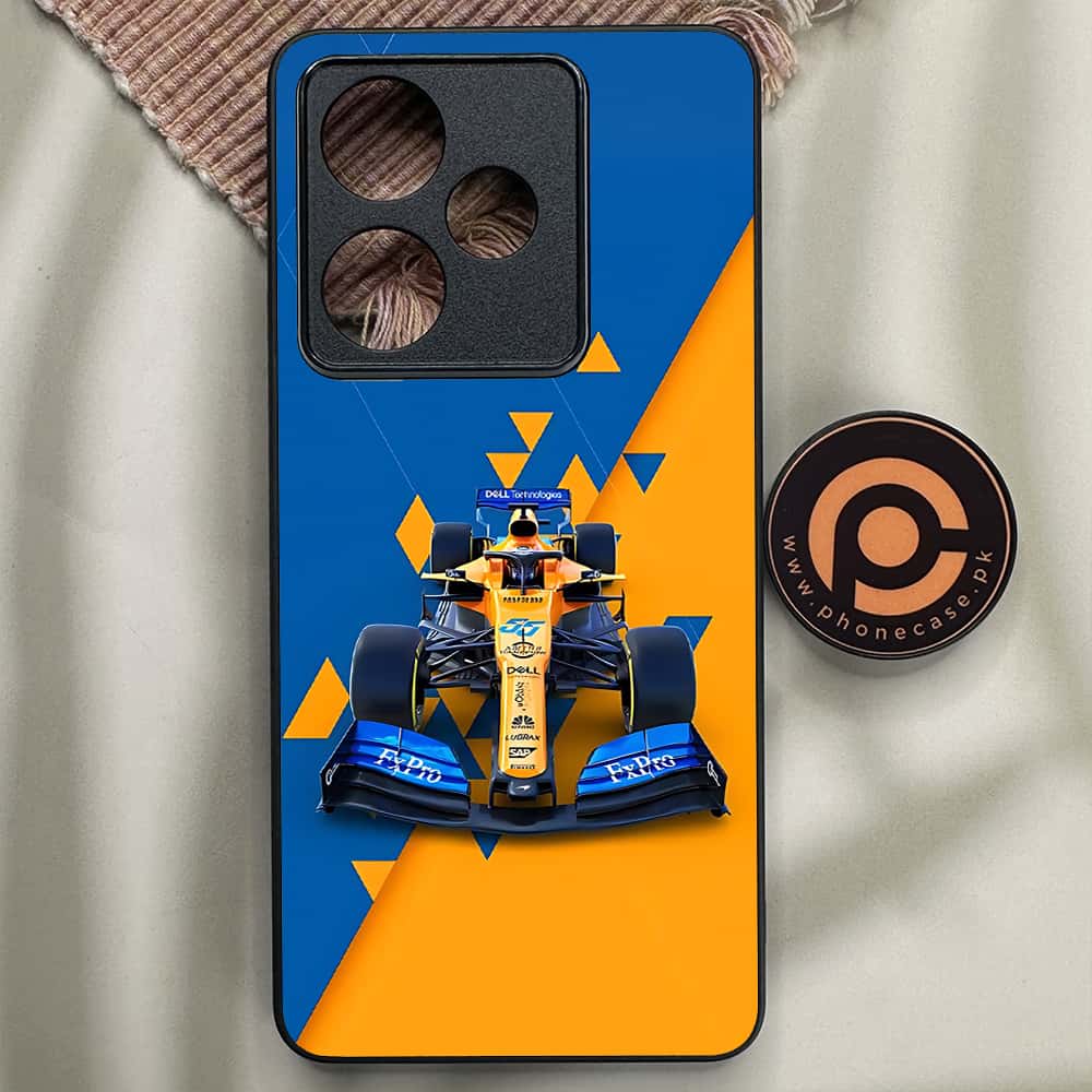 Realme GT 7T - Formula 1 Design Series - Premium Metal Printed soft Bumper shock Proof Case