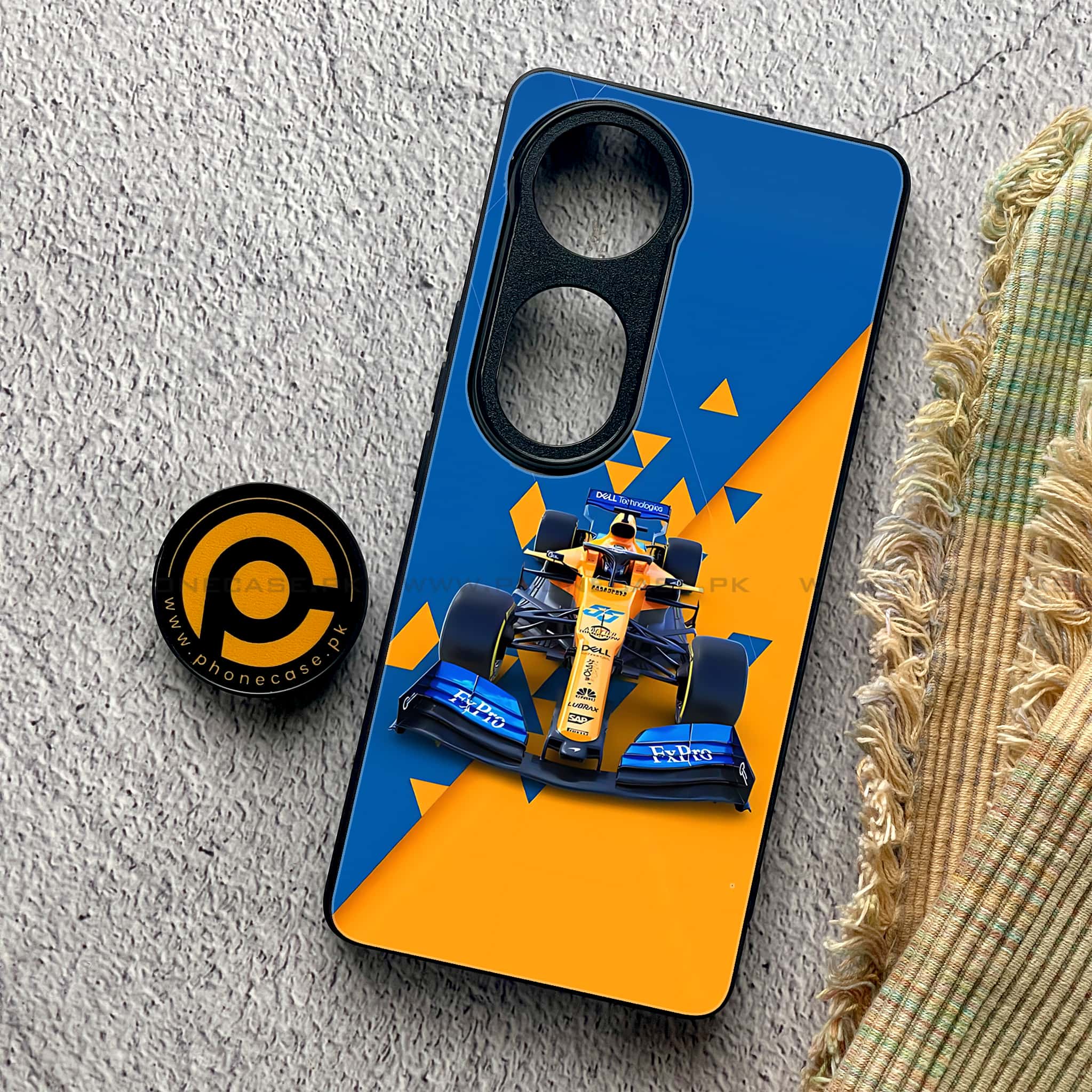 Vivo S19 Pro - Formula 1 Design - Premium Metal Printed soft Bumper shock Proof Case