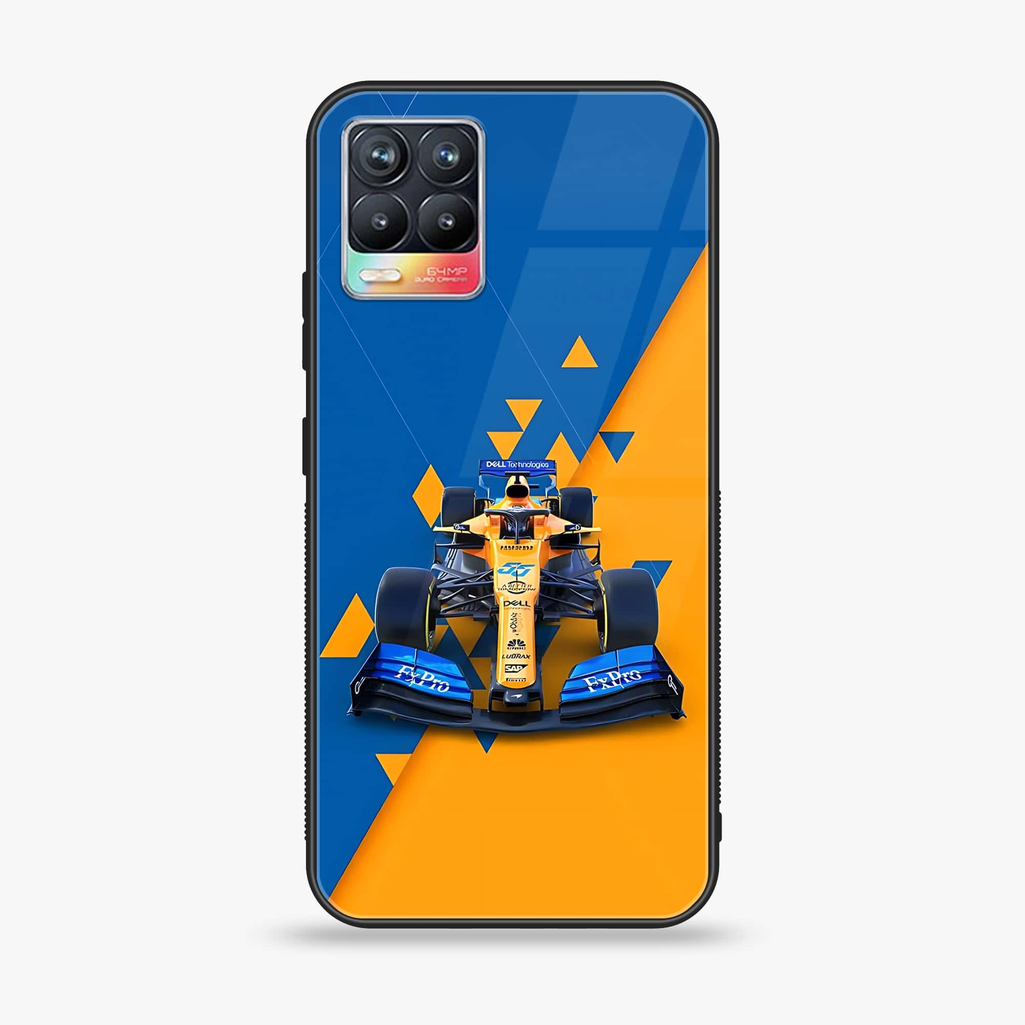 Realme 8 Pro - Formula 1 Design Series - Premium Printed Glass soft Bumper shock Proof Case