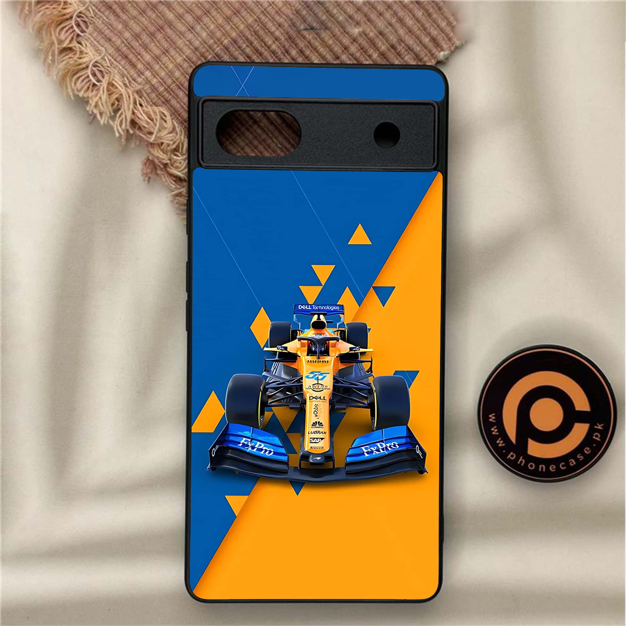 Google Pixel 6A - Formula 1 Design - Premium Metal Printed soft Bumper Shock Proof Case