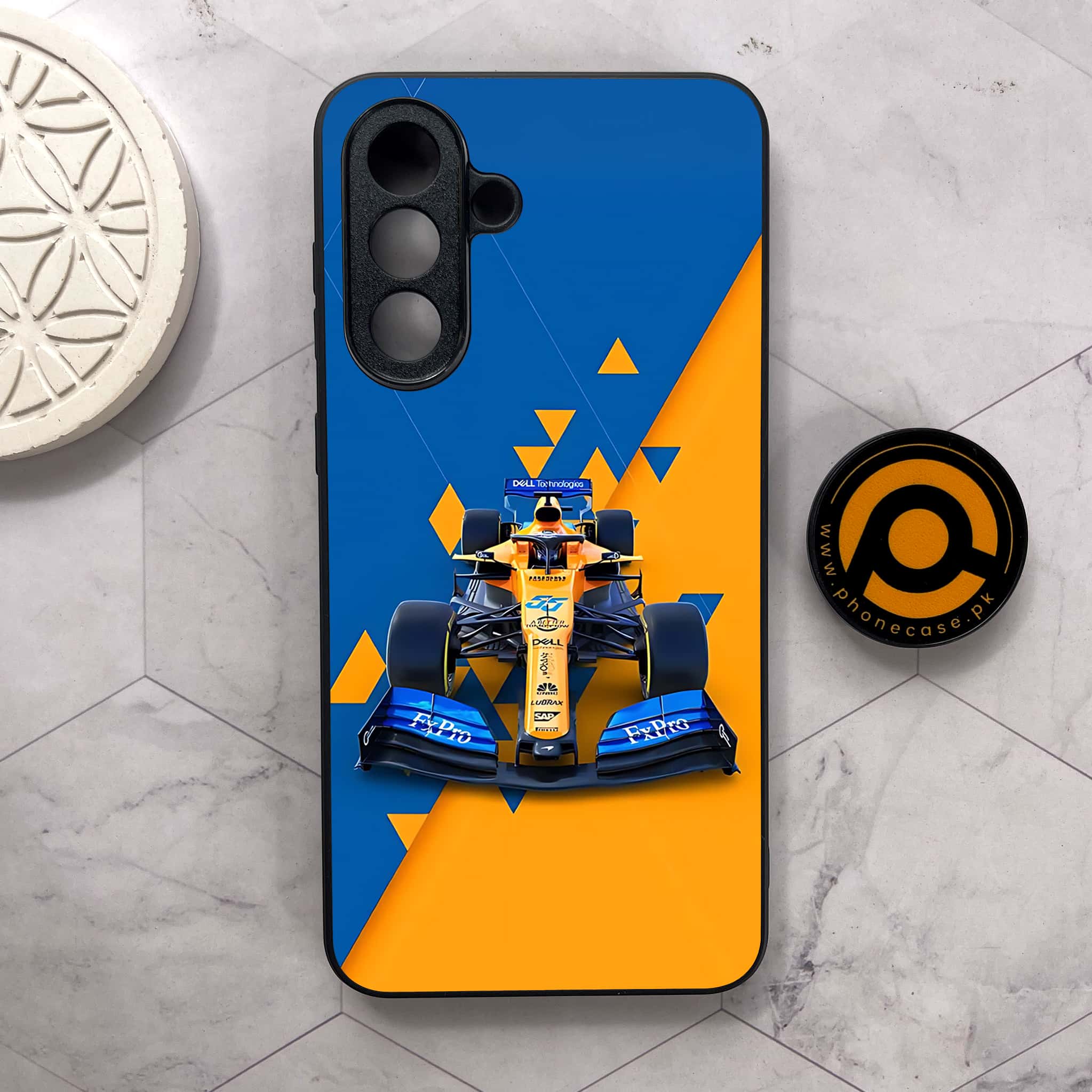 Samsung Galaxy A36 5G - Formula 1 Design Series - Premium Metal Printed soft Bumper shock Proof Case