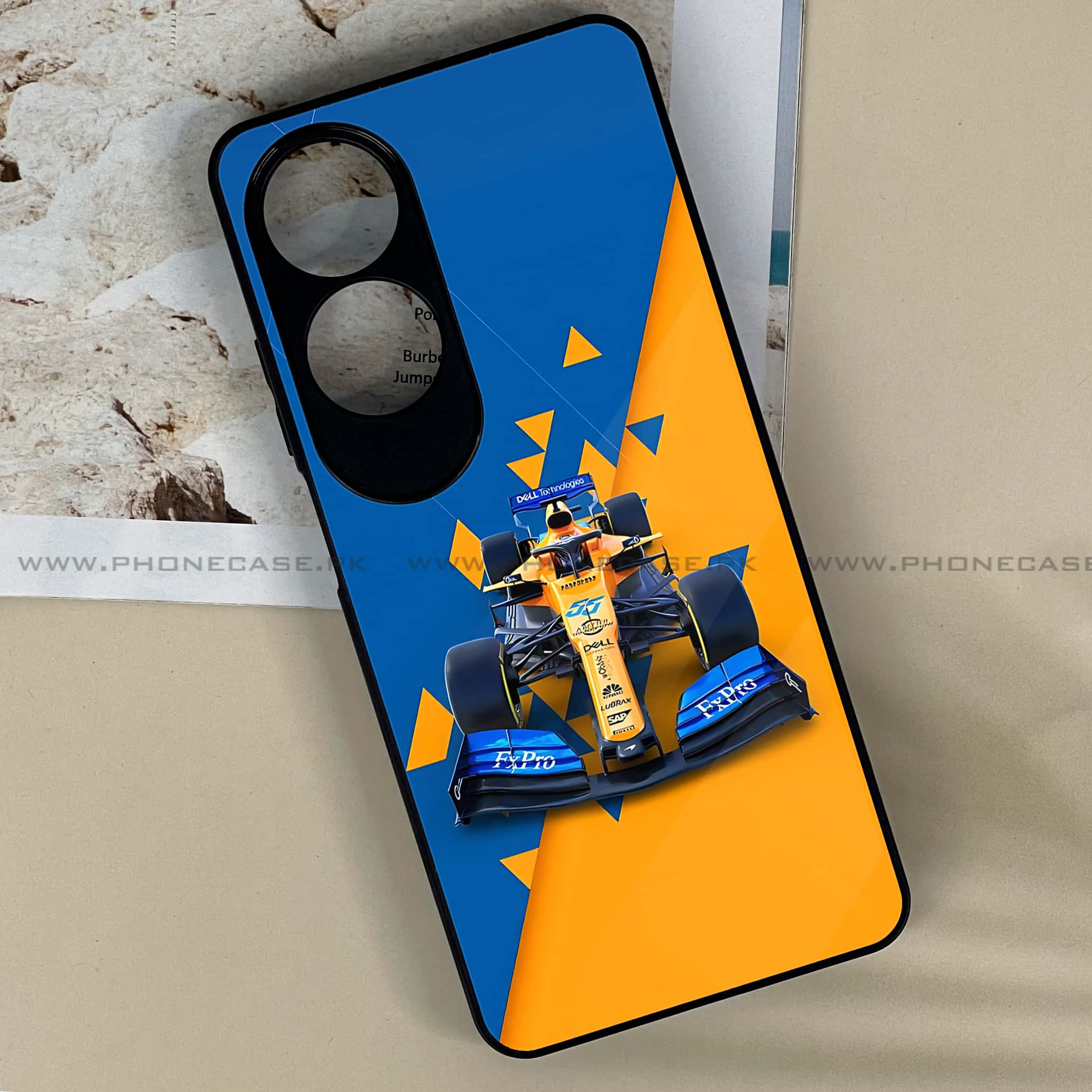 Oppo A60 - Formula 1 Series - Premium Printed Metal soft Bumper shock Proof Case