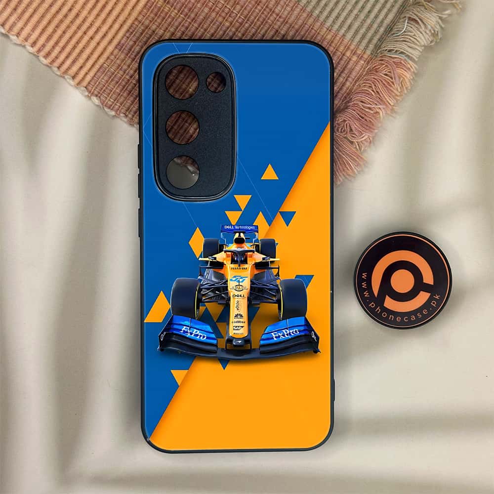 Tecno Spark 40 Pro Plus - Formula 1 Design Series - Premium Metal Printed soft Bumper shock Proof Case