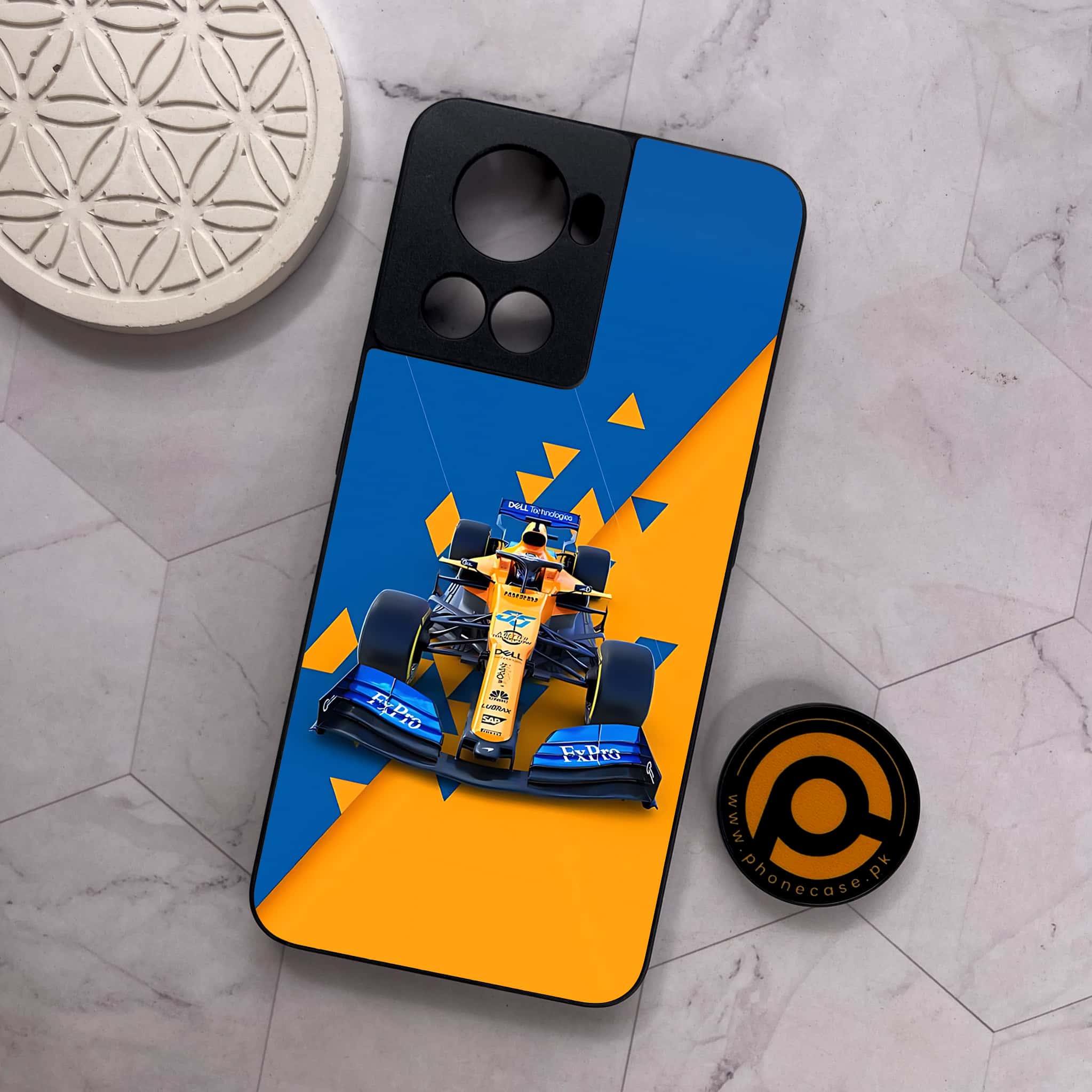 OnePlus 10R - Formula 1 Design - Premium Metal Printed soft Bumper shock Proof Case