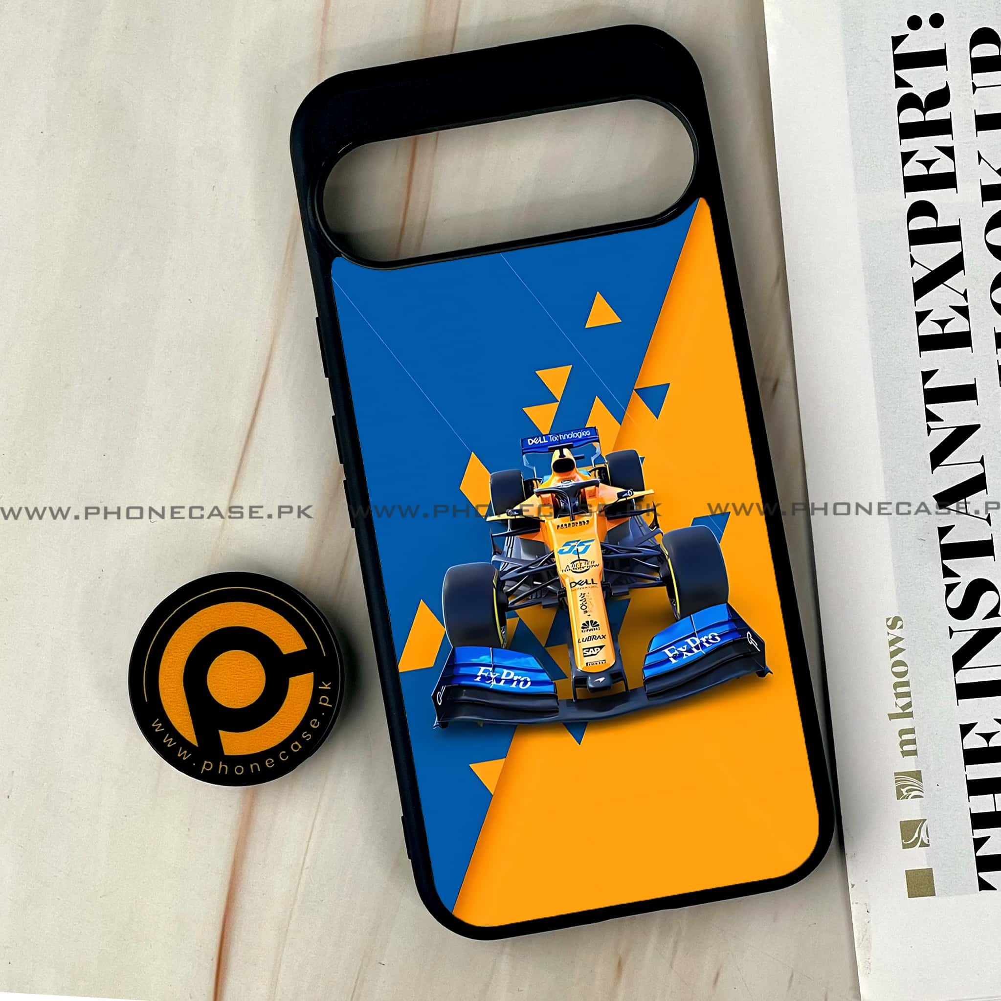 Google Pixel 9 Pro XL - Formula 1 Design Series - Premium Printed Glass soft Bumper shock Proof Case