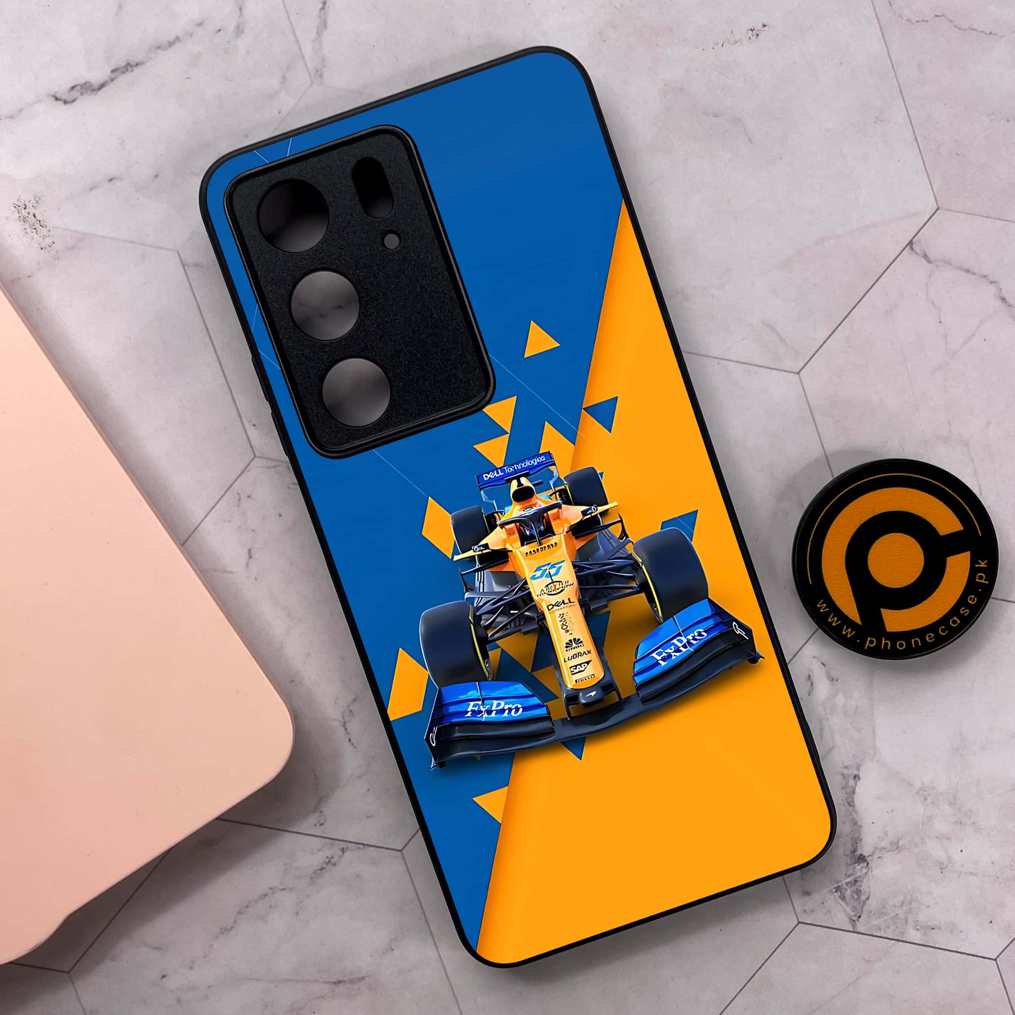 Realme C75x 4G - Formula 1 Design Series - Premium Metal Printed soft Bumper shock Proof Case