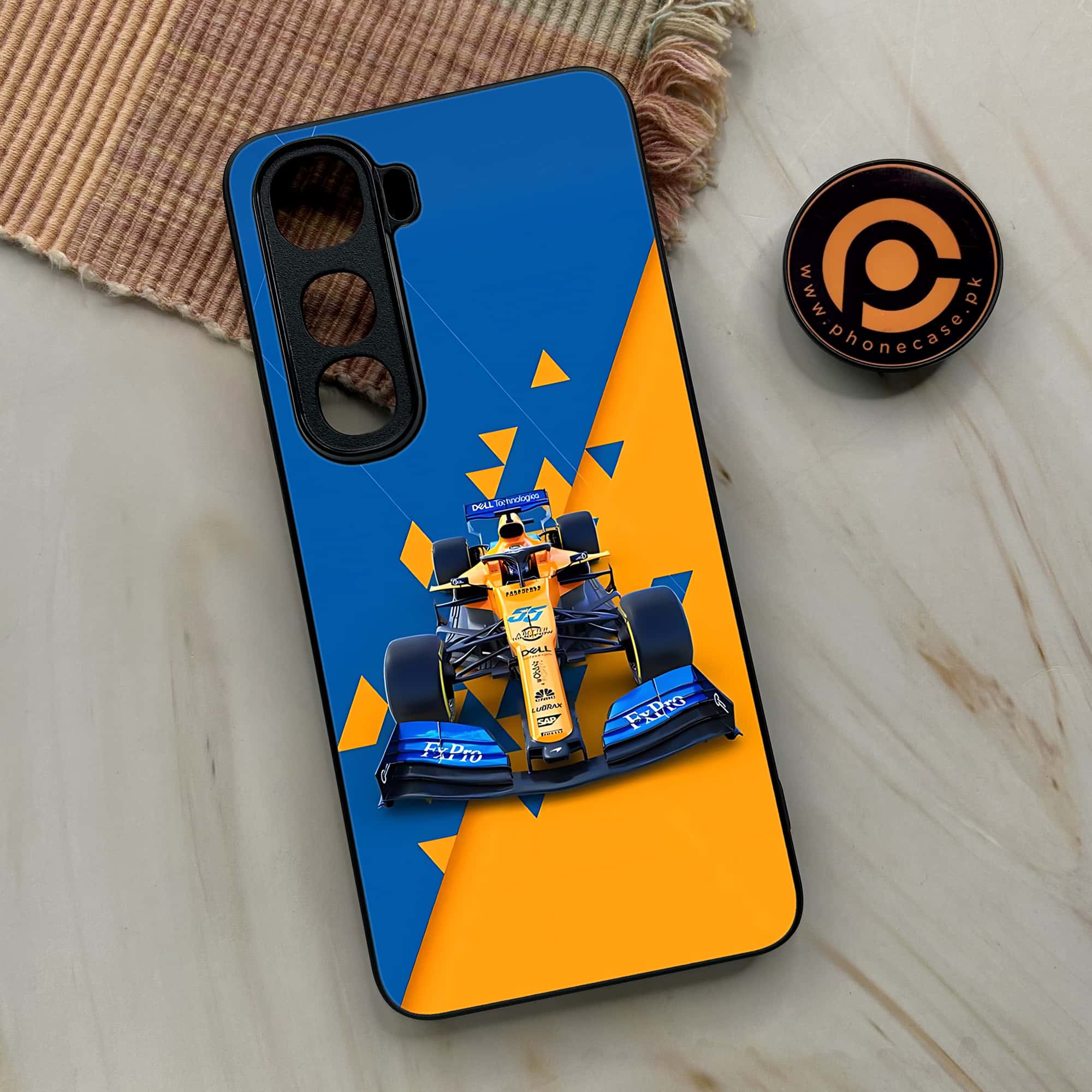 Vivo Y400 - Formula 1 Design Series - Premium Metal Printed soft Bumper shock Proof Case