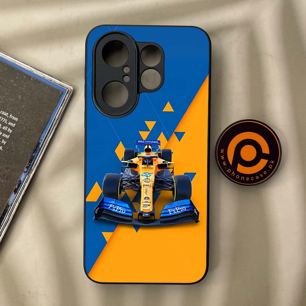 Vivo X200 FE - Formula 1 Design Series - Premium Metal Printed soft Bumper Shock Proof Case