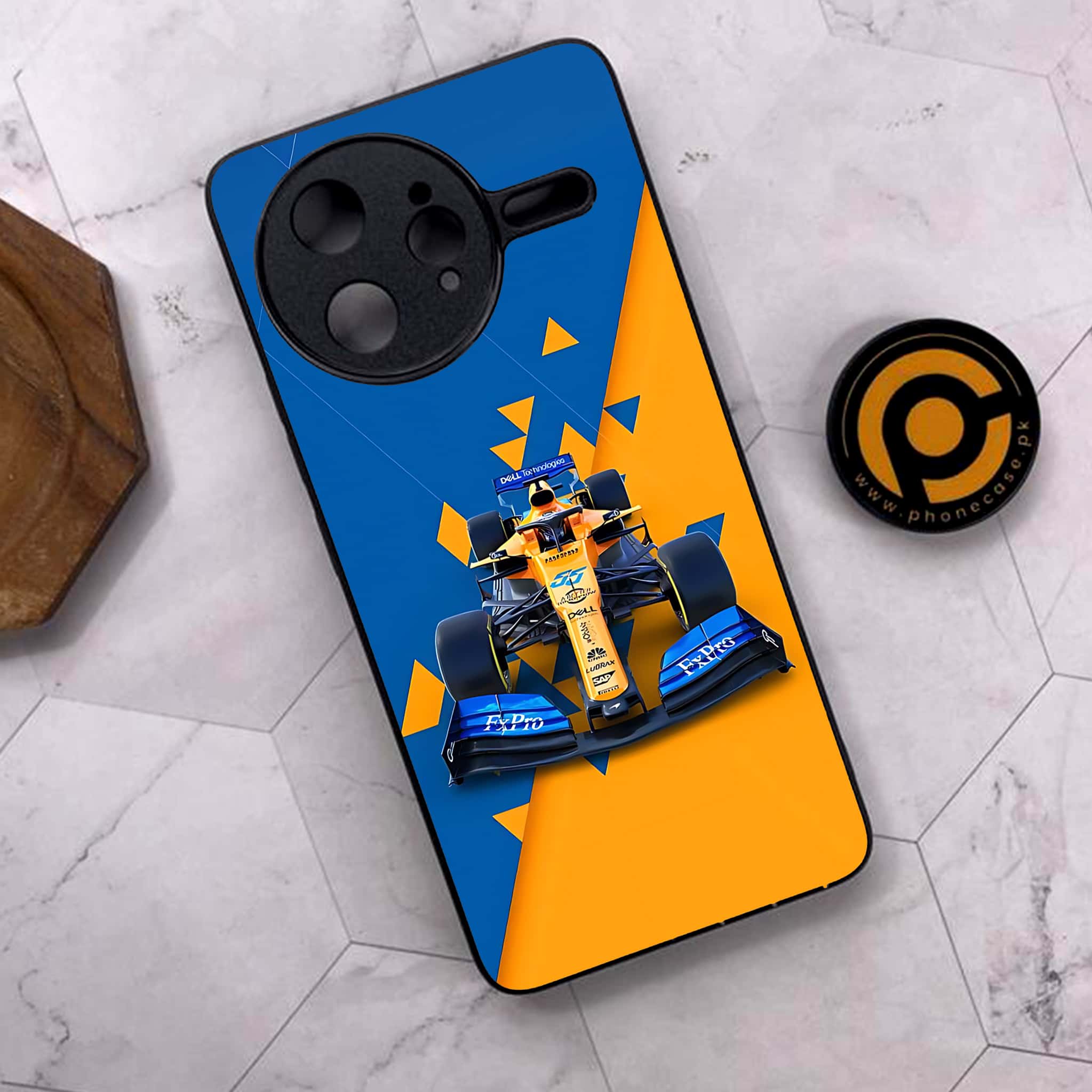 Xiaomi Poco F7 Ultra 5G - Formula 1 Design Series - Premium Metal Printed soft Bumper shock Proof Case