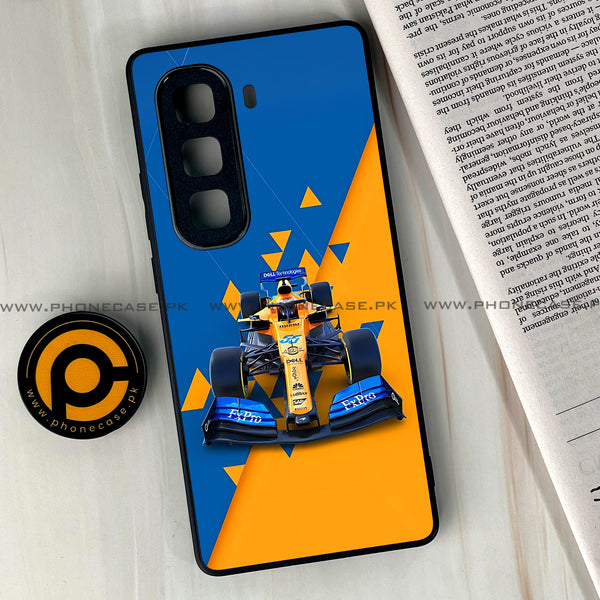 Infinix Hot 50 Pro Plus - Formula 1 Design 7 - Premium Printed Glass soft Bumper shock Proof Case CS-22774