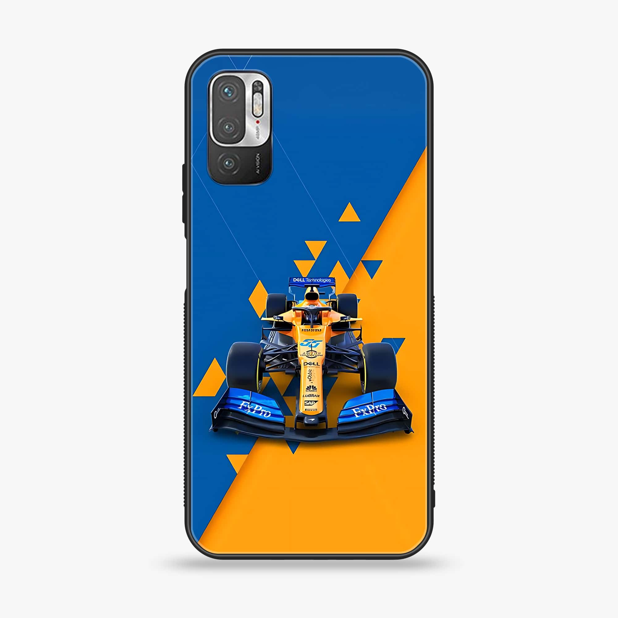 Xiaomi Redmi Note 10 5G - Formula 1 Design - Premium Printed Glass soft Bumper shock Proof Case