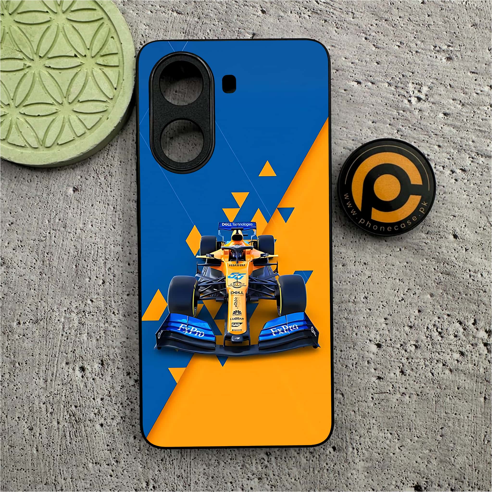Xiaomi Poco X7 Pro 5G - Formula 1 Design Series - Premium Metal  Printed soft Bumper shock Proof Case