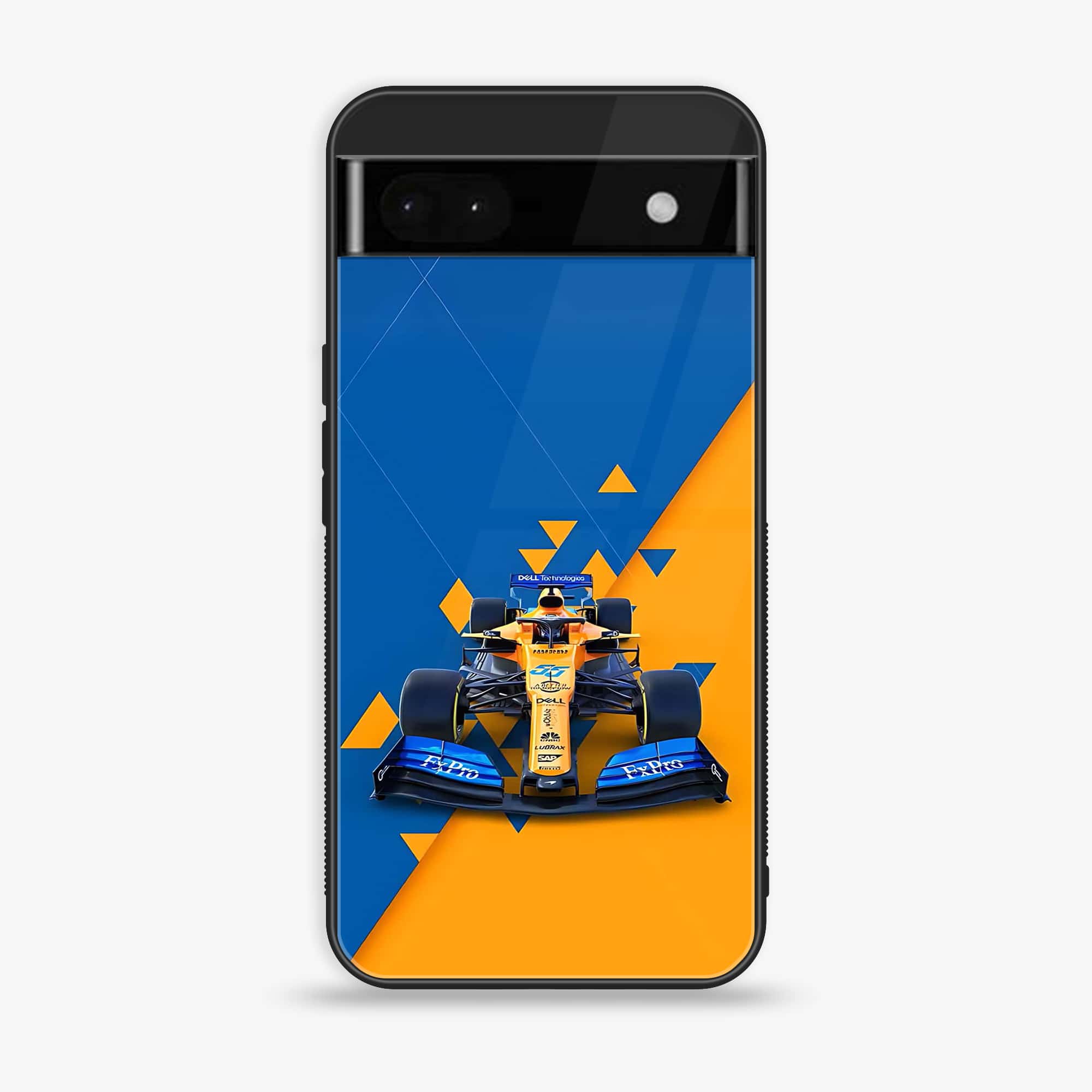 Google Pixel 6A - Formula 1 Design - Premium Metal Printed soft Bumper Shock Proof Case