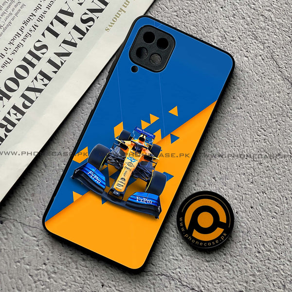 Samsung Galaxy A12 / A12 Nacho - Formula 1 Design Series - Premium Metal Printed soft Bumper shock Proof Case CS-31131