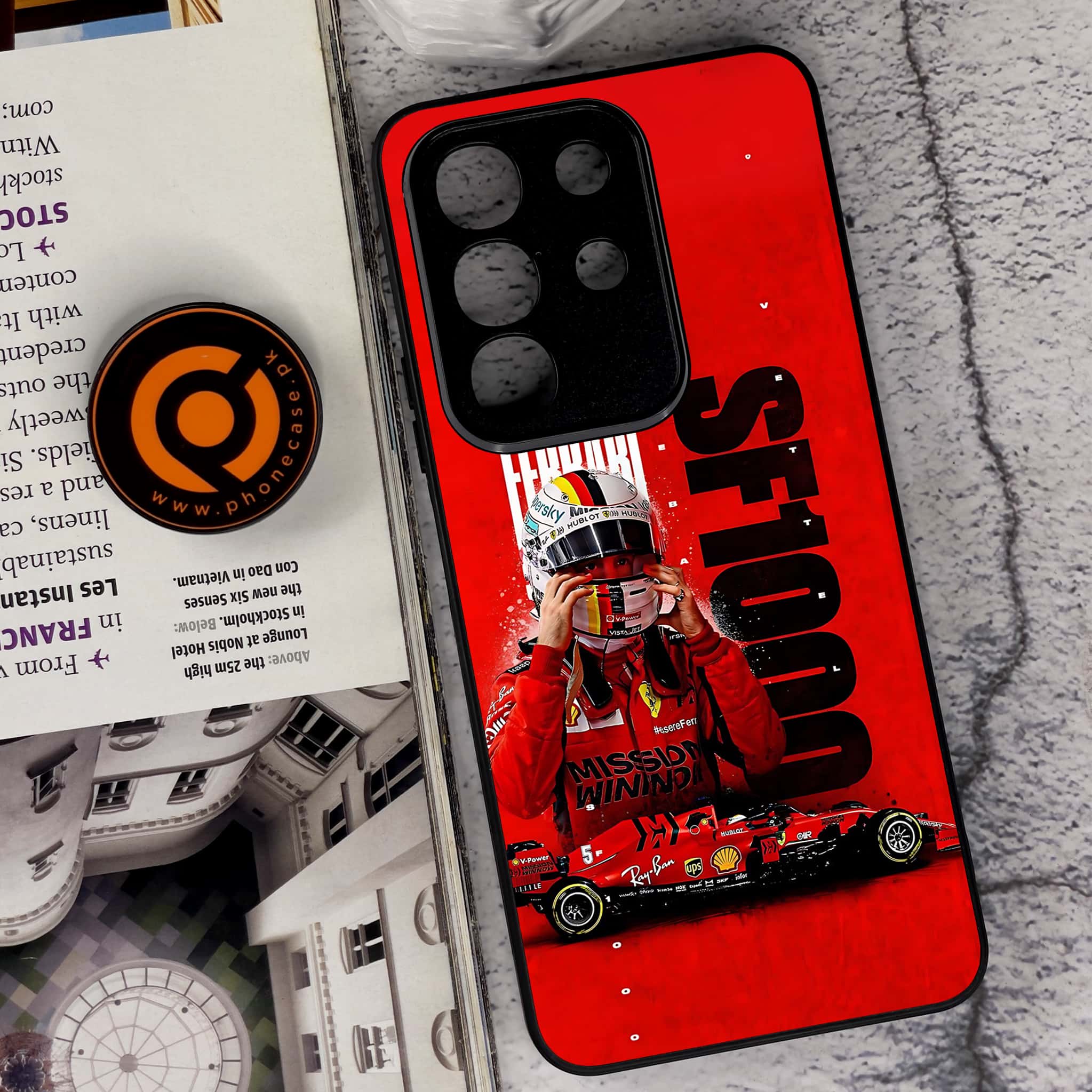 Vivo Y29 4G - Formula 1 Design Series - Premium Metal Printed soft Bumper Shock Proof Case  CS-35198