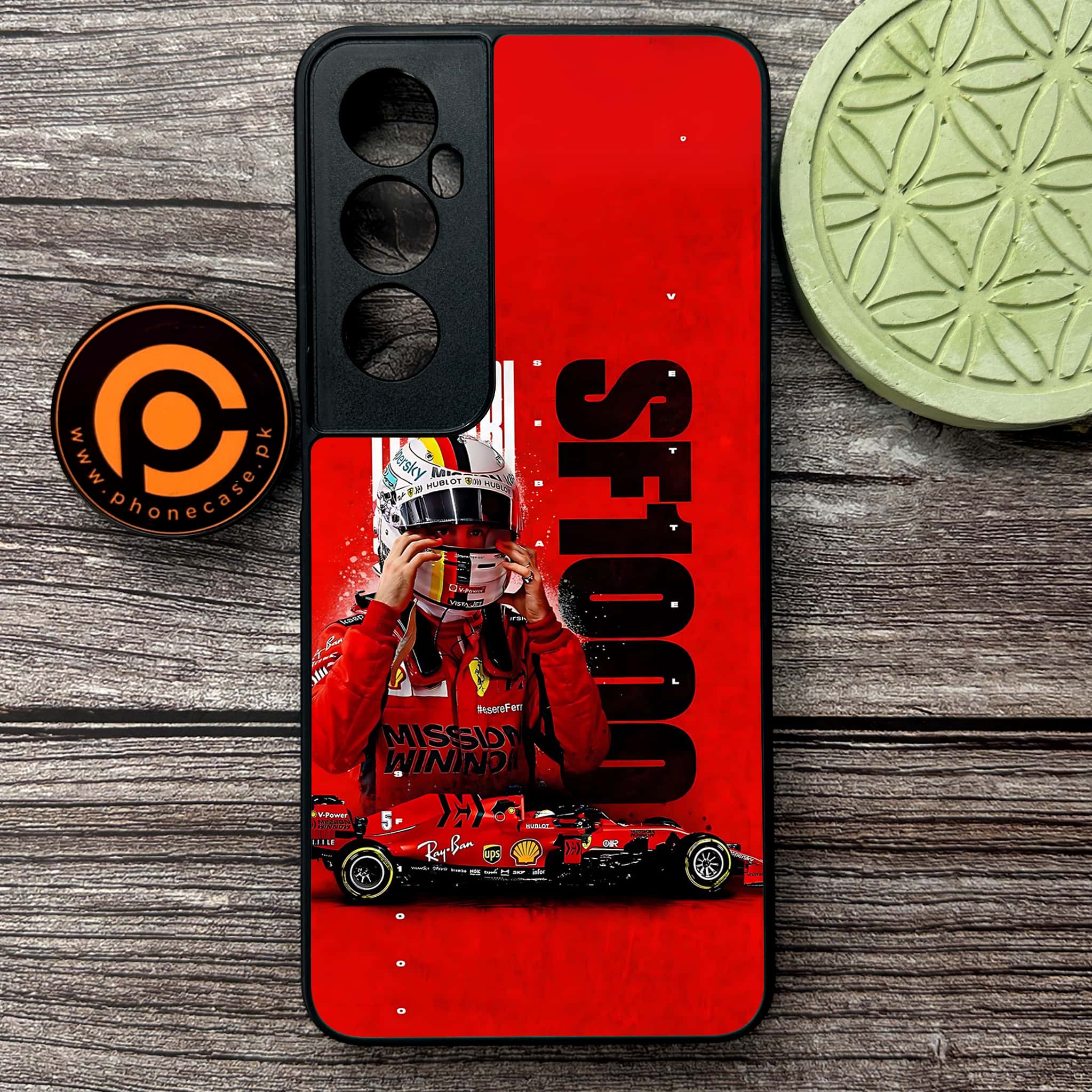 Realme C65  - Formula 1 Design Series - Premium Metal Printed soft Bumper shock Proof Case