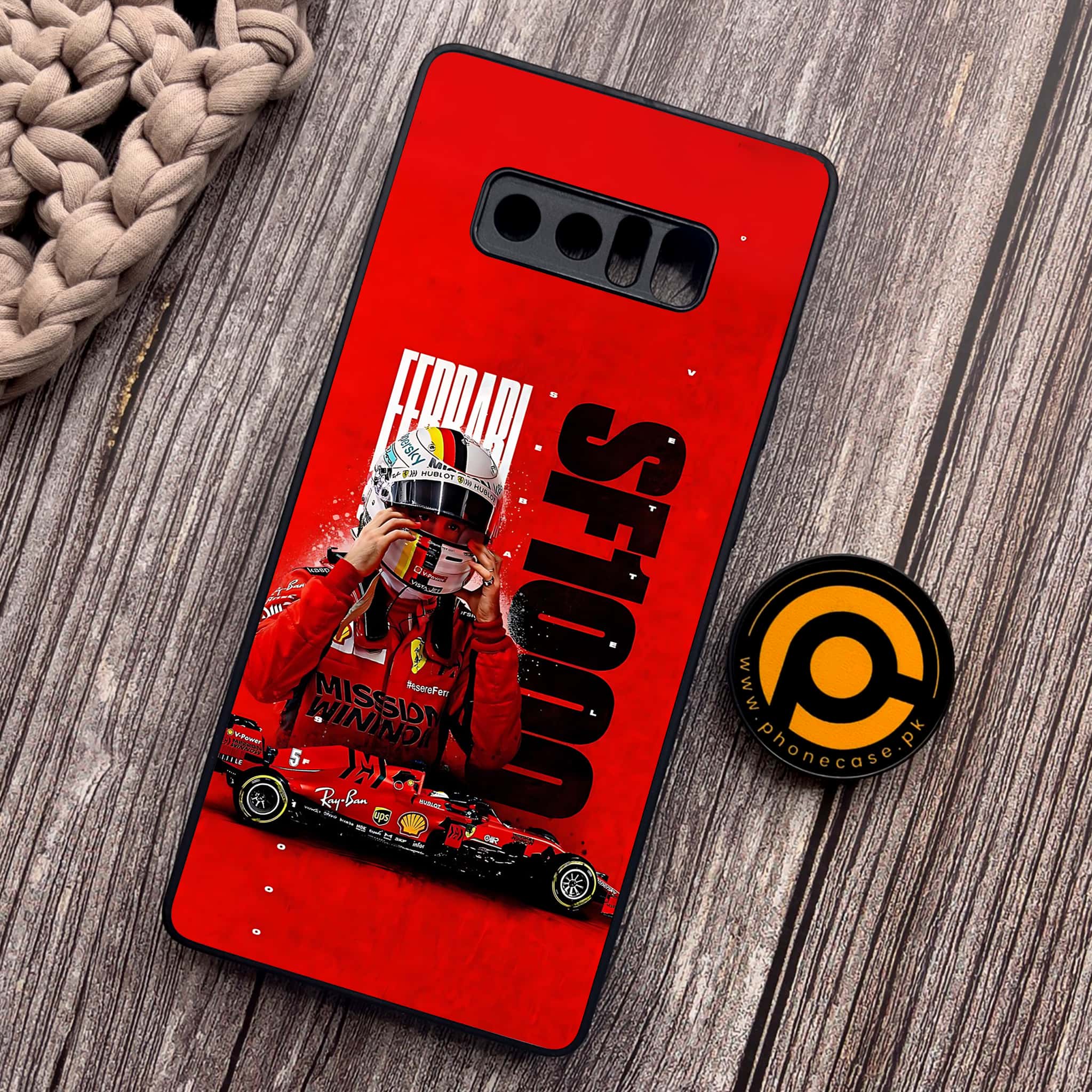 Samsung Galaxy Note 8 - Formula 1 Design Series - Premium Metal Printed soft Bumper shock Proof Case