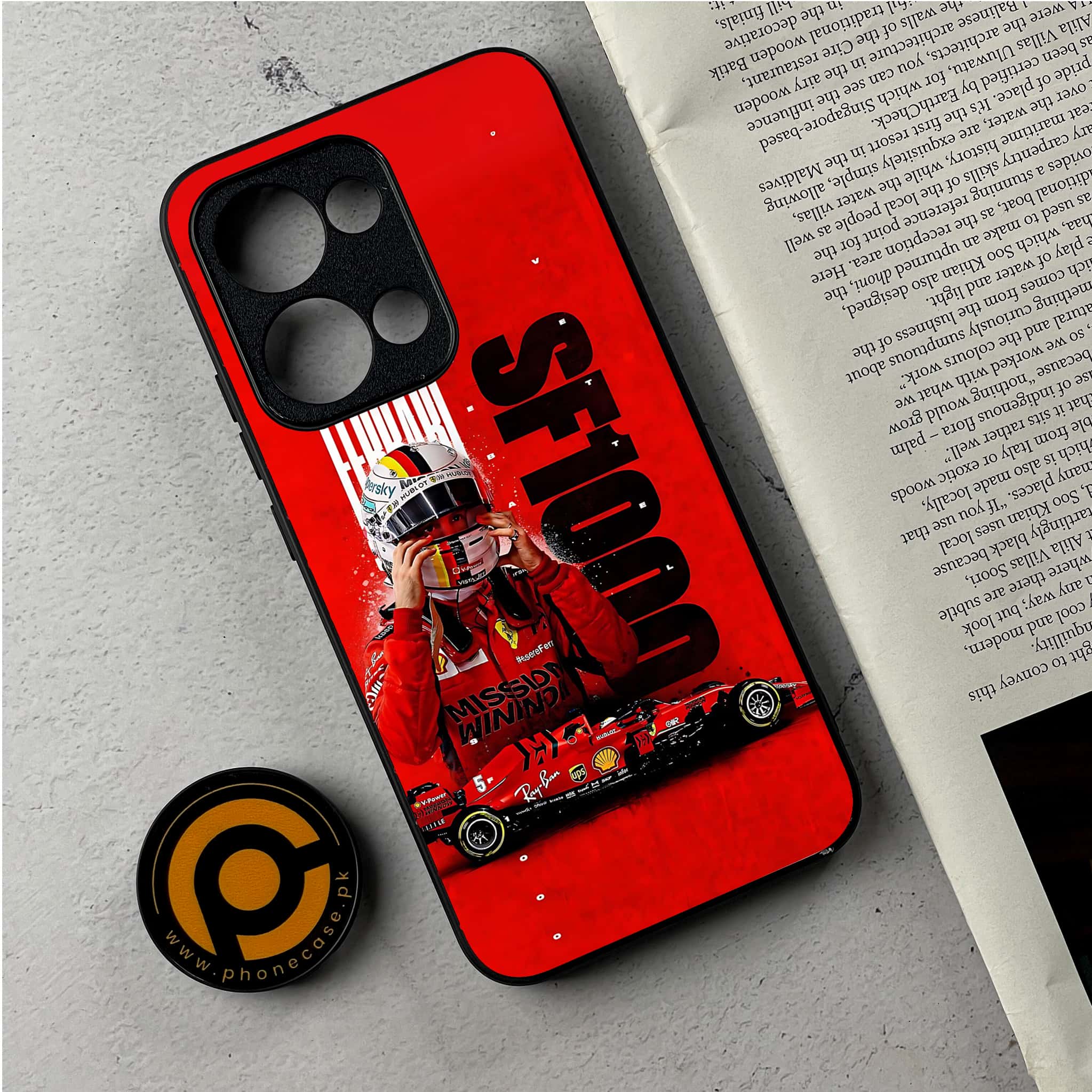 Oppo Reno 13 - Formula 1 Design Series - Premium Metal Printed Soft Bumper Shockproof Case