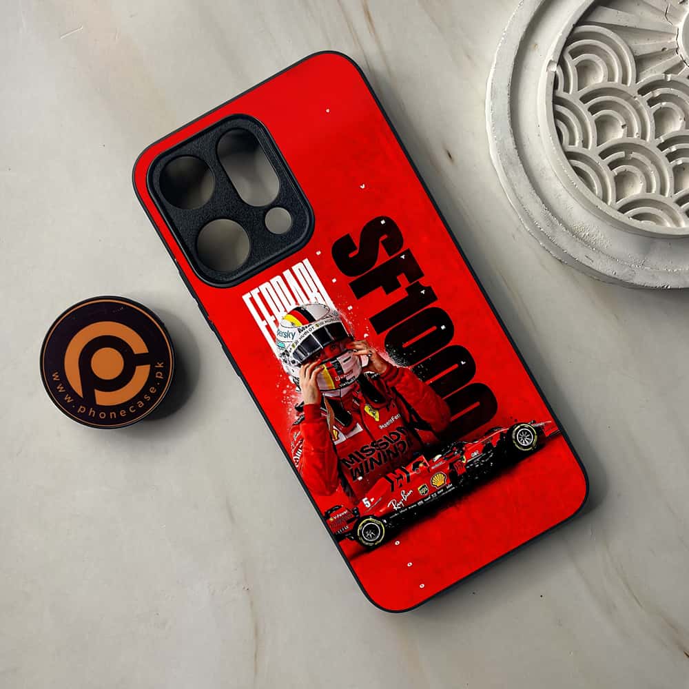 Oppo Reno 14 5G - Formula 1 Design Series - Premium Metal Printed soft Bumper shock Proof Case