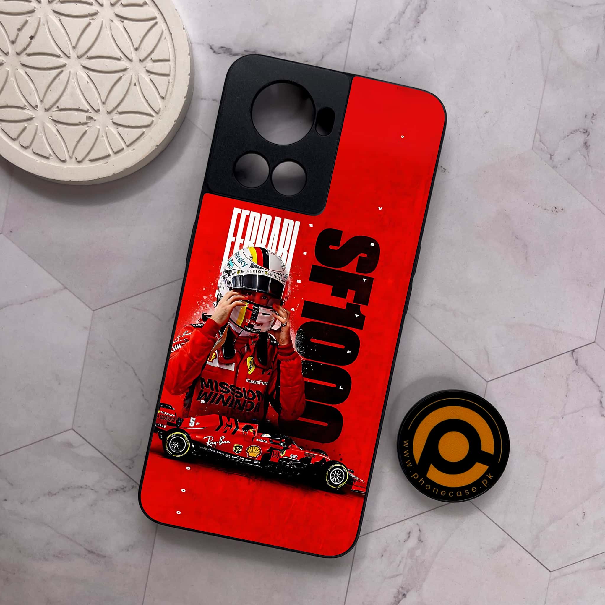 OnePlus 10R - Formula 1 Design - Premium Metal Printed soft Bumper shock Proof Case