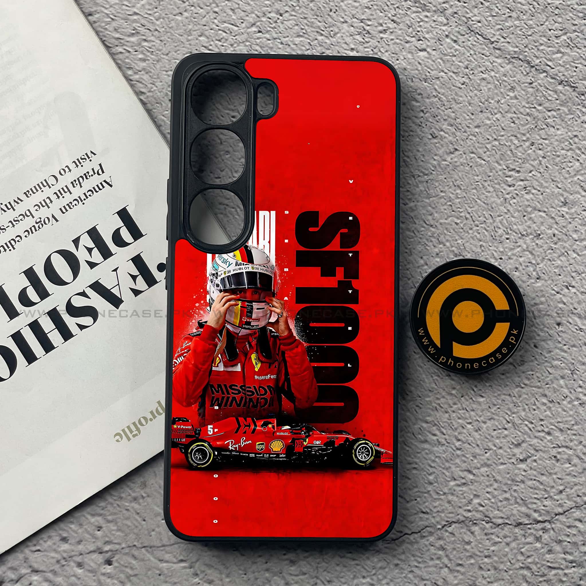Vivo V40 Lite (IDN) - Formula 1 Design Series - Premium Metal Printed soft Bumper Shock Proof Case