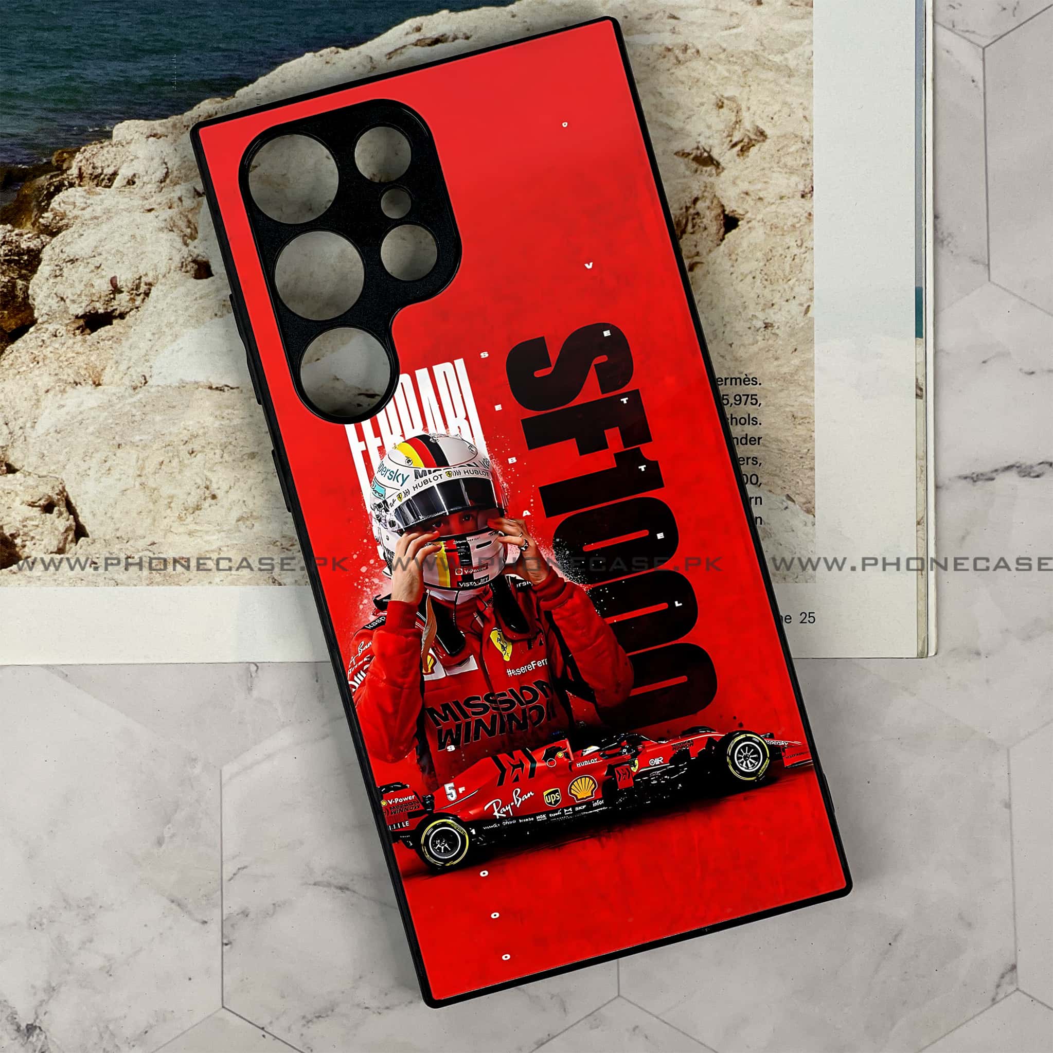 Samsung Galaxy S22 Ultra - Formula 1 Design - Premium Metal Printed soft Bumper shock Proof Case