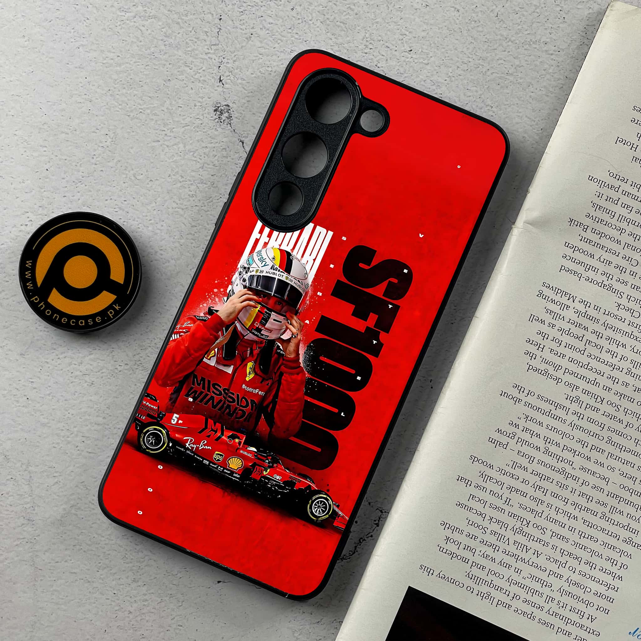 Vivo Y04 - Formula 1 Design - Premium Metal Printed Soft Bumper Shockproof Case