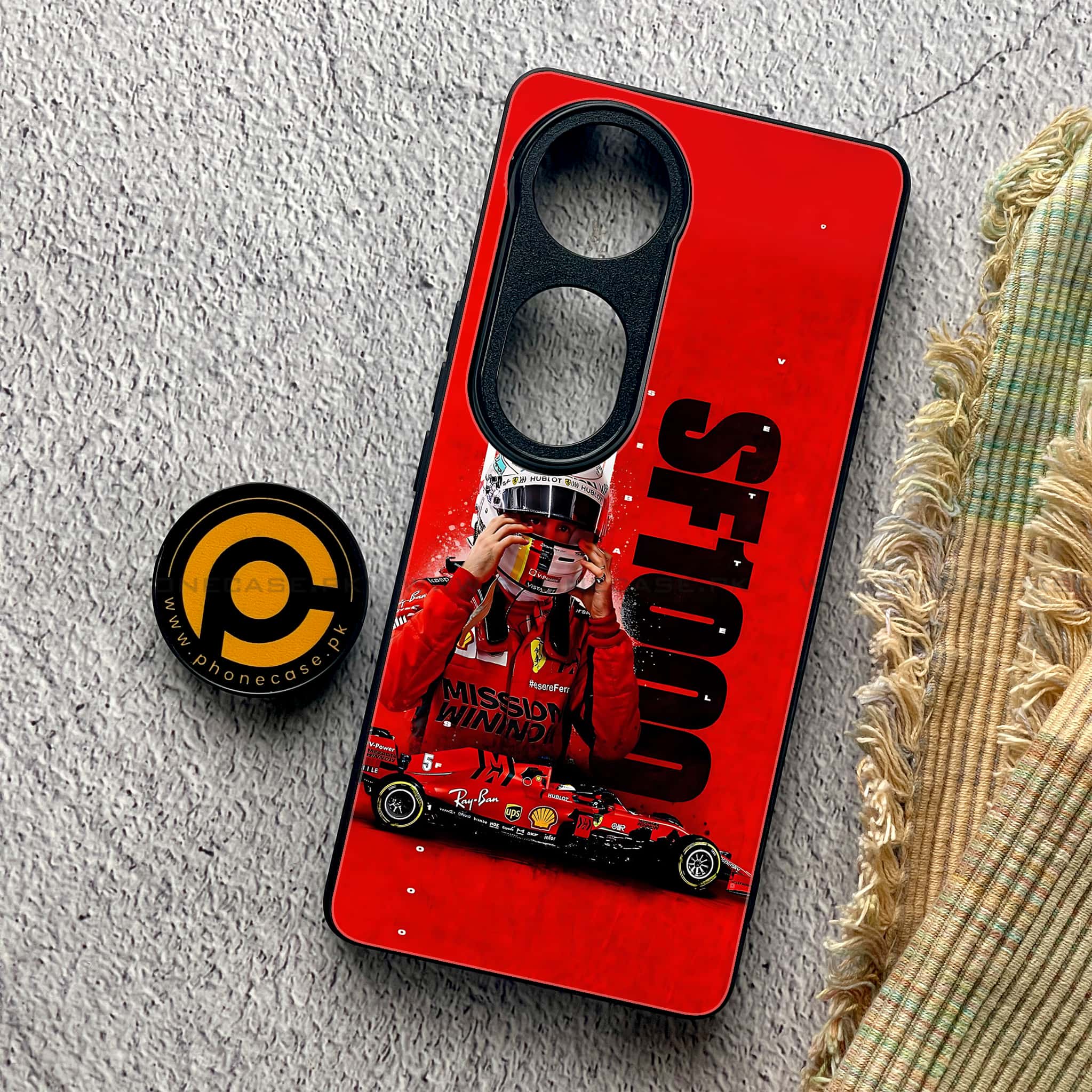 Vivo V40 Pro - Formula 1 Design - Premium Metal Printed soft Bumper shock Proof Case