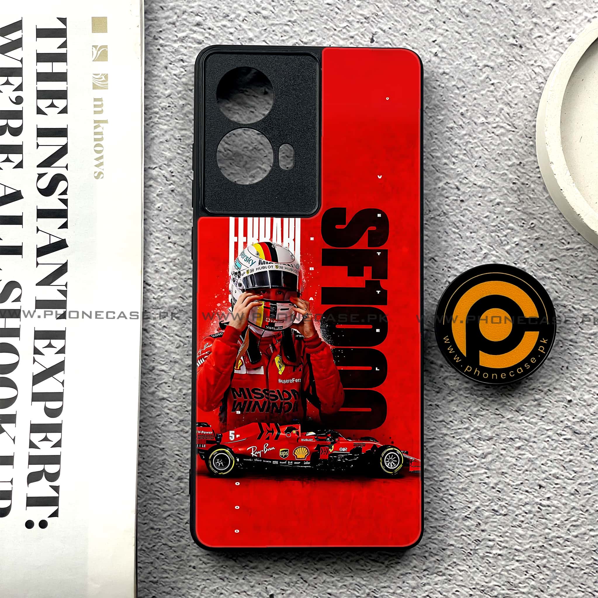 Moto G85 - Formula 1 Design - Premium Printed Glass soft Bumper shock Proof Case
