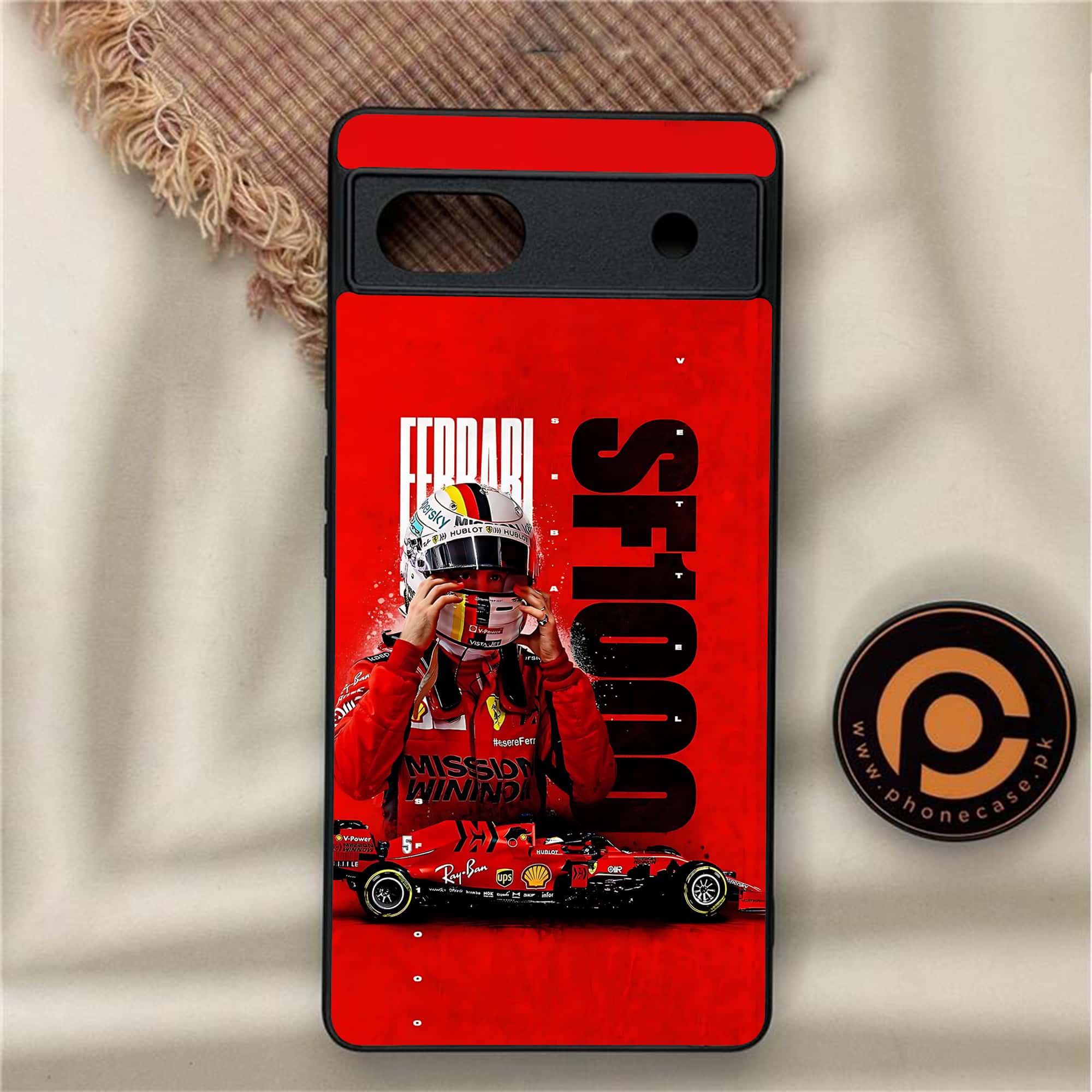Google Pixel 6A - Formula 1 Design - Premium Metal Printed soft Bumper Shock Proof Case