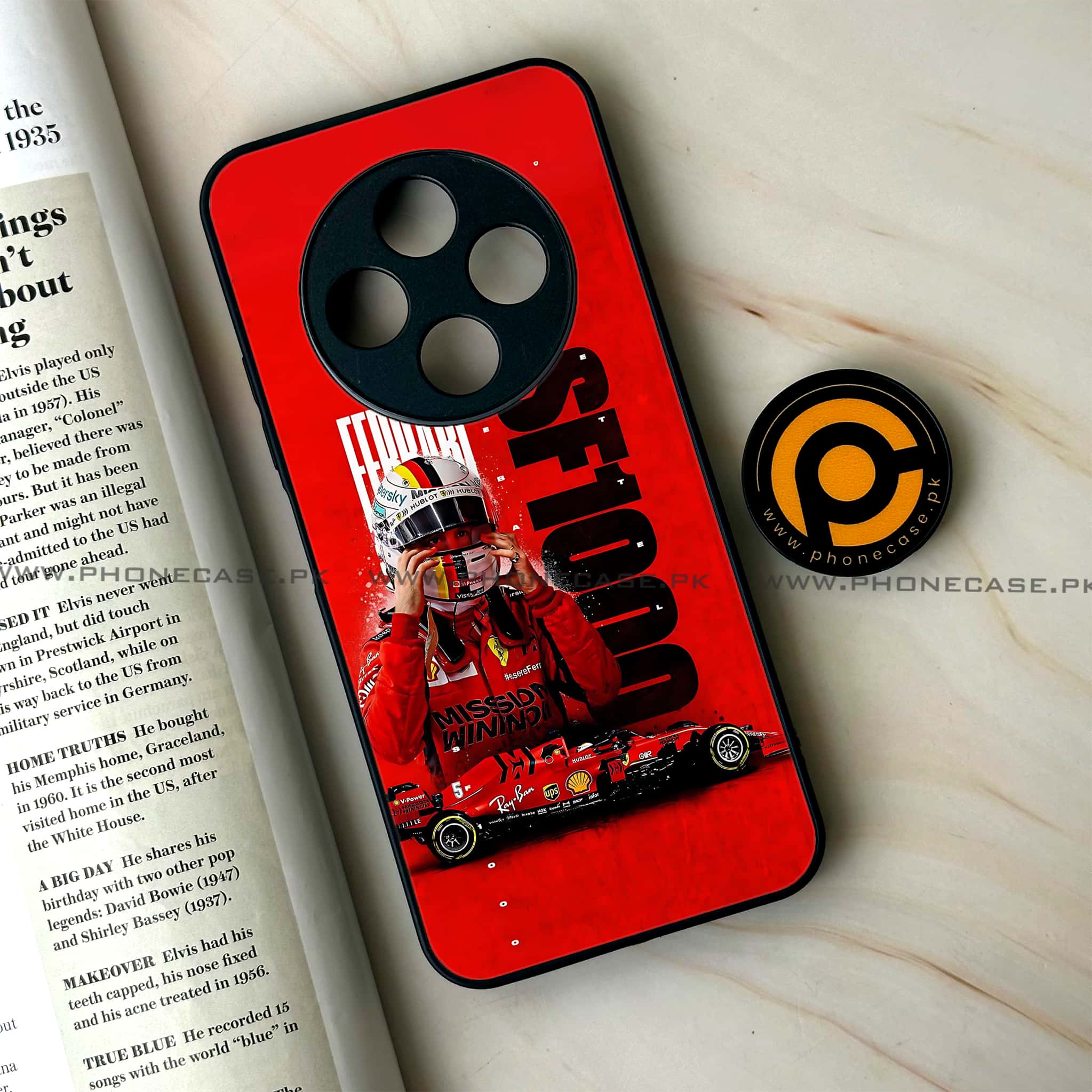 Oppo F27 Pro Plus - Formula 1 Design Series - Premium Metal Printed soft Bumper Shock Proof Case