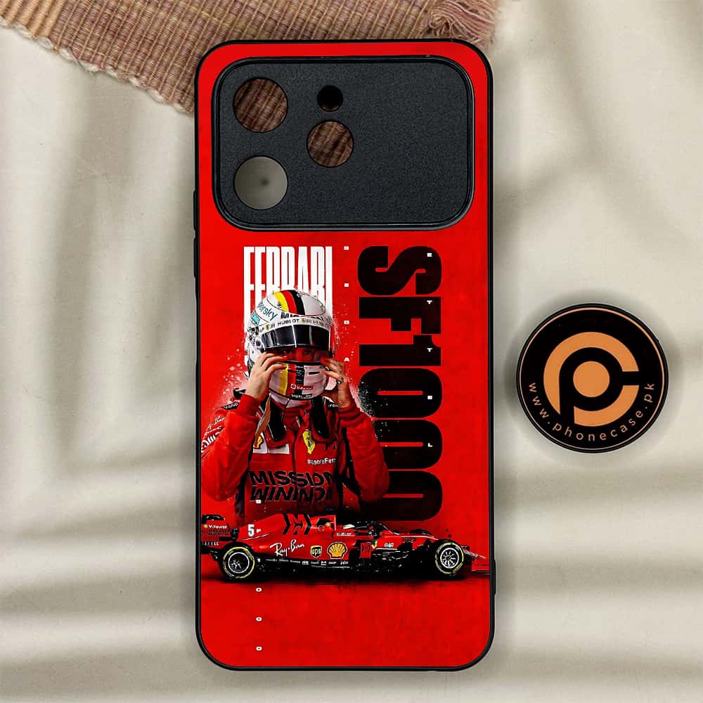 Tecno Spark 40 - Formula 1 Design Series - Premium Metal Printed soft Bumper shock Proof Case