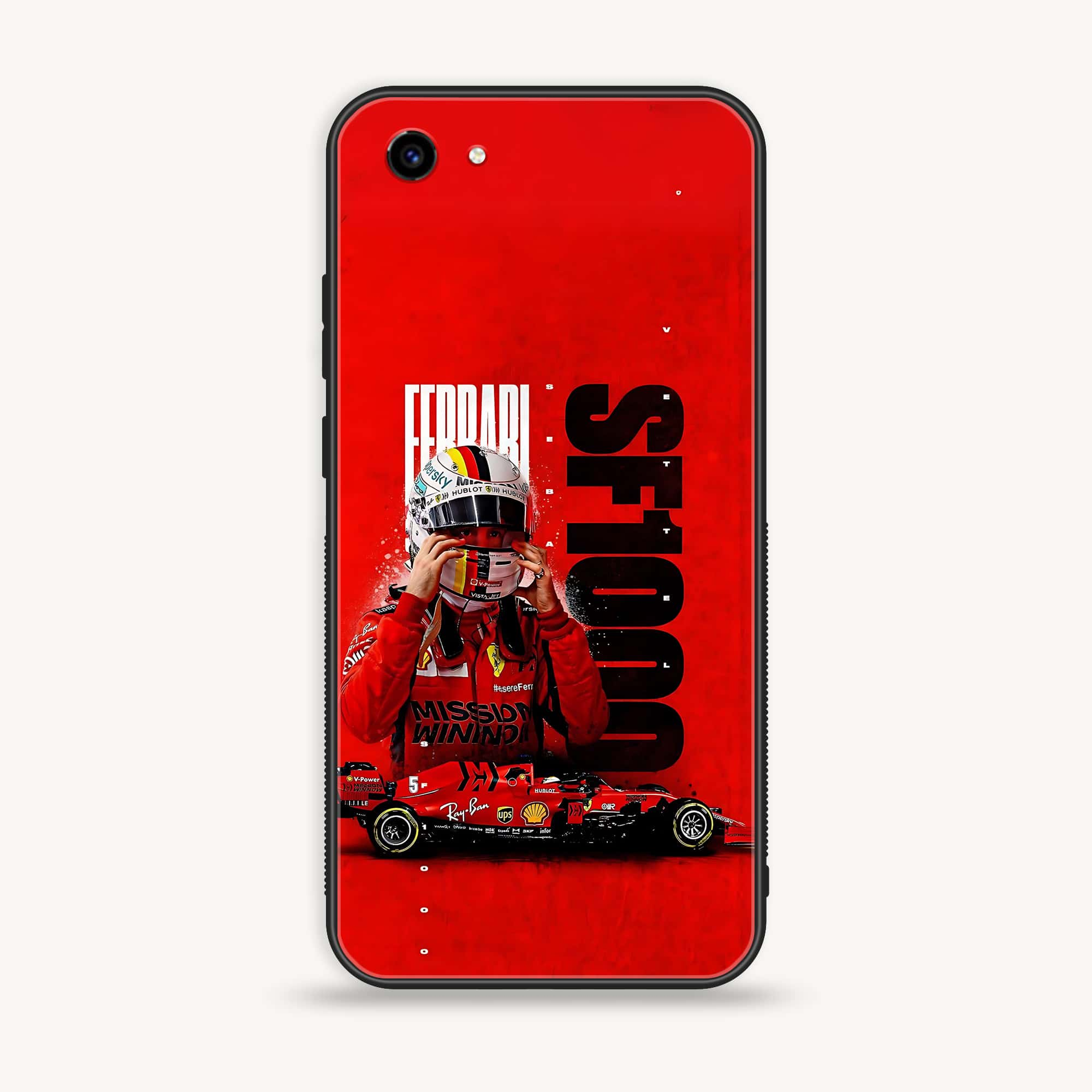 Vivo Y83 - Formula 1 Design Series - Premium Printed Glass soft Bumper shock Proof Case