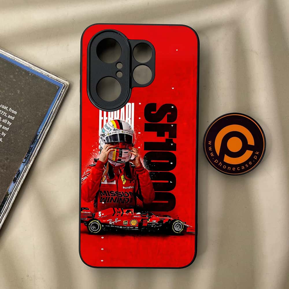 Vivo X200 FE - Formula 1 Design Series - Premium Metal Printed soft Bumper Shock Proof Case