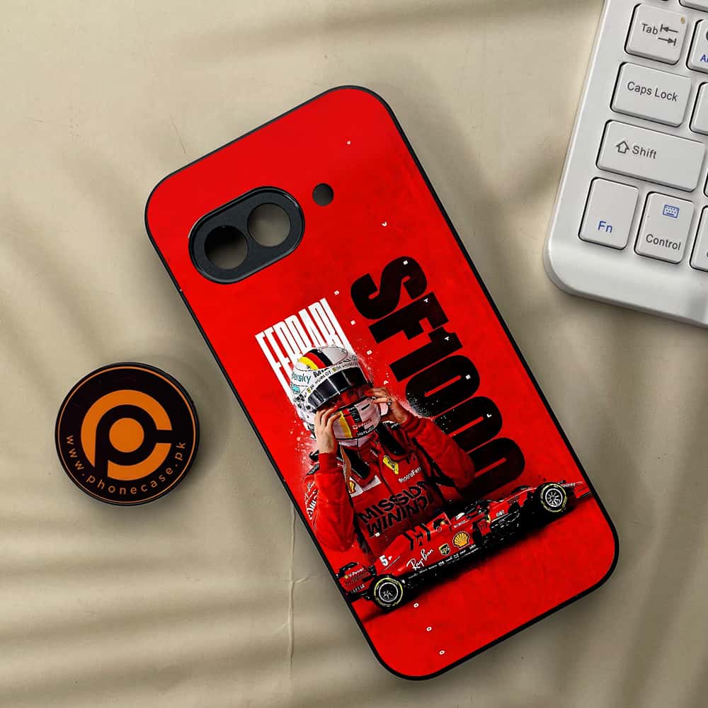 Google Pixel 9a - Formula 1 Design Series - Premium Metal Printed soft Bumper Shock Proof Case
