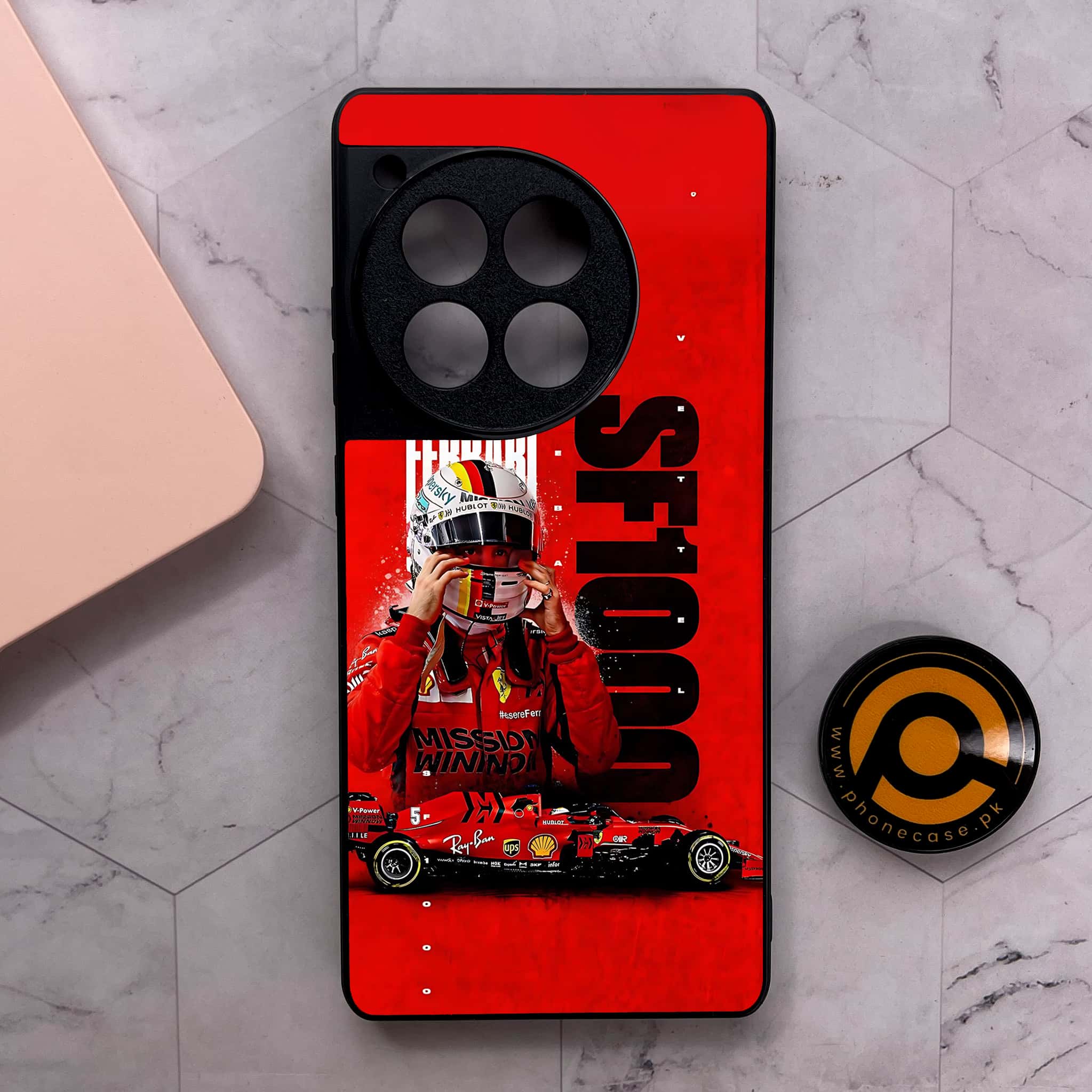 OnePlus 12R - Formula 1 Design Series - Premium Metal Printed soft Bumper shock Proof Case