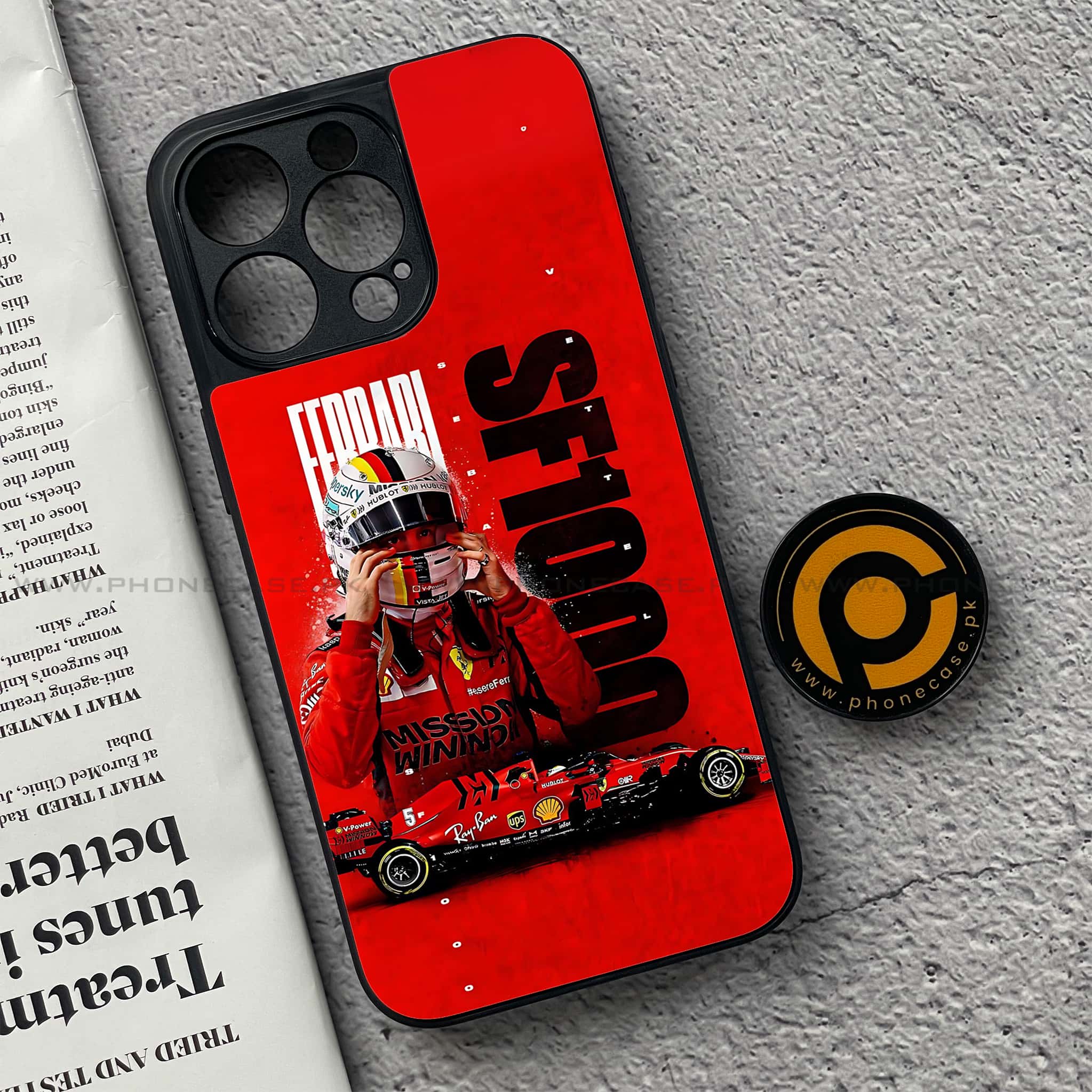 iPhone 15 Pro - Formula 1 Design Series - Premium Metal Printed soft Bumper shock Proof Case