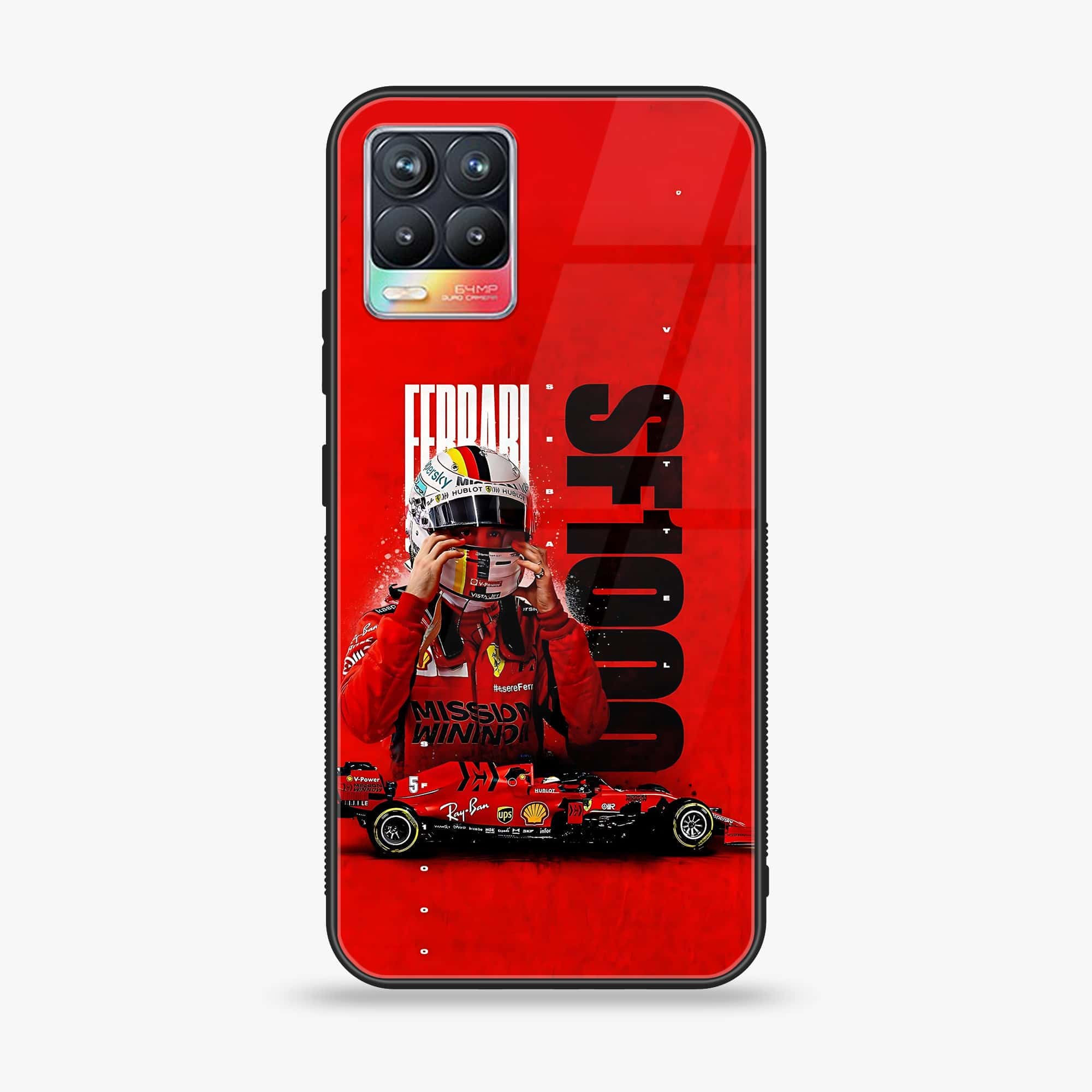 Realme 8 Pro - Formula 1 Design Series - Premium Printed Glass soft Bumper shock Proof Case