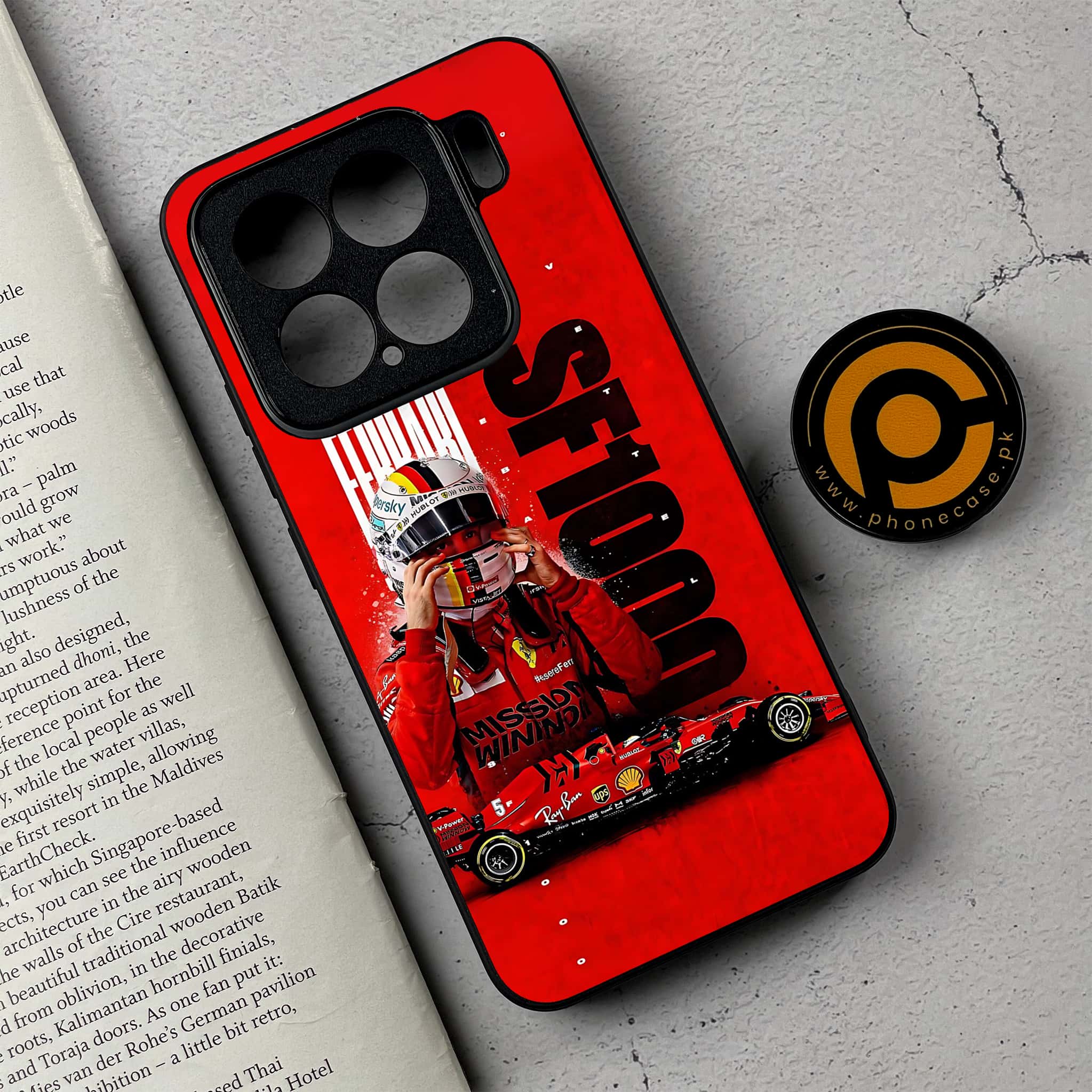 Xiaomi 15 - Formula 1 Design - Premium Metal Printed soft Bumper shock Proof Case