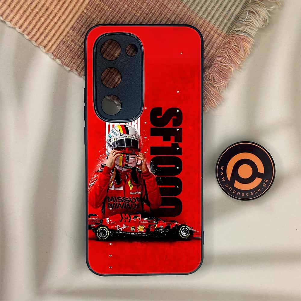 Tecno Spark 40 Pro Plus - Formula 1 Design Series - Premium Metal Printed soft Bumper shock Proof Case