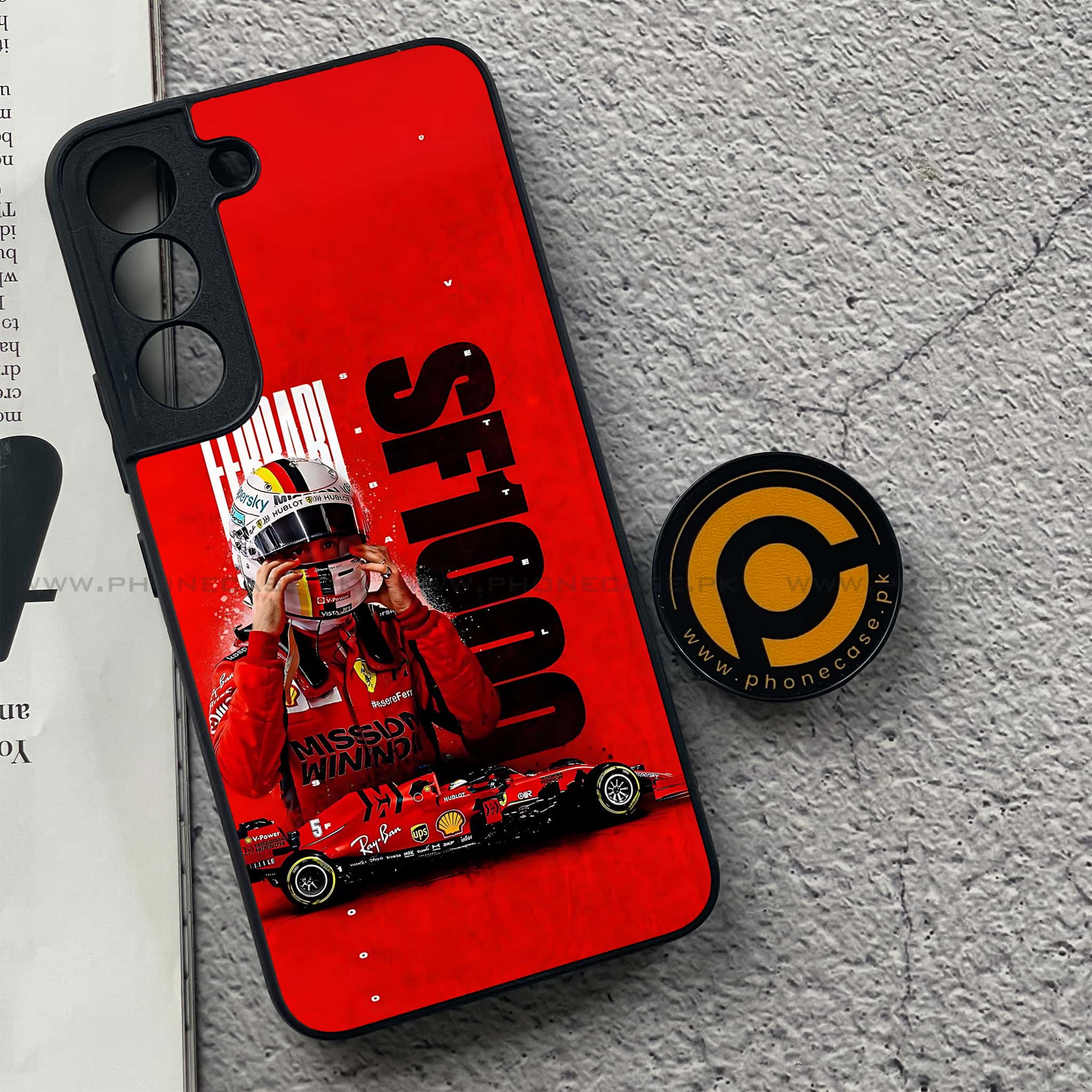 Samsung Galaxy S22 - Formula 1 Design Series - Premium Metal Printed soft Bumper shock Proof Case