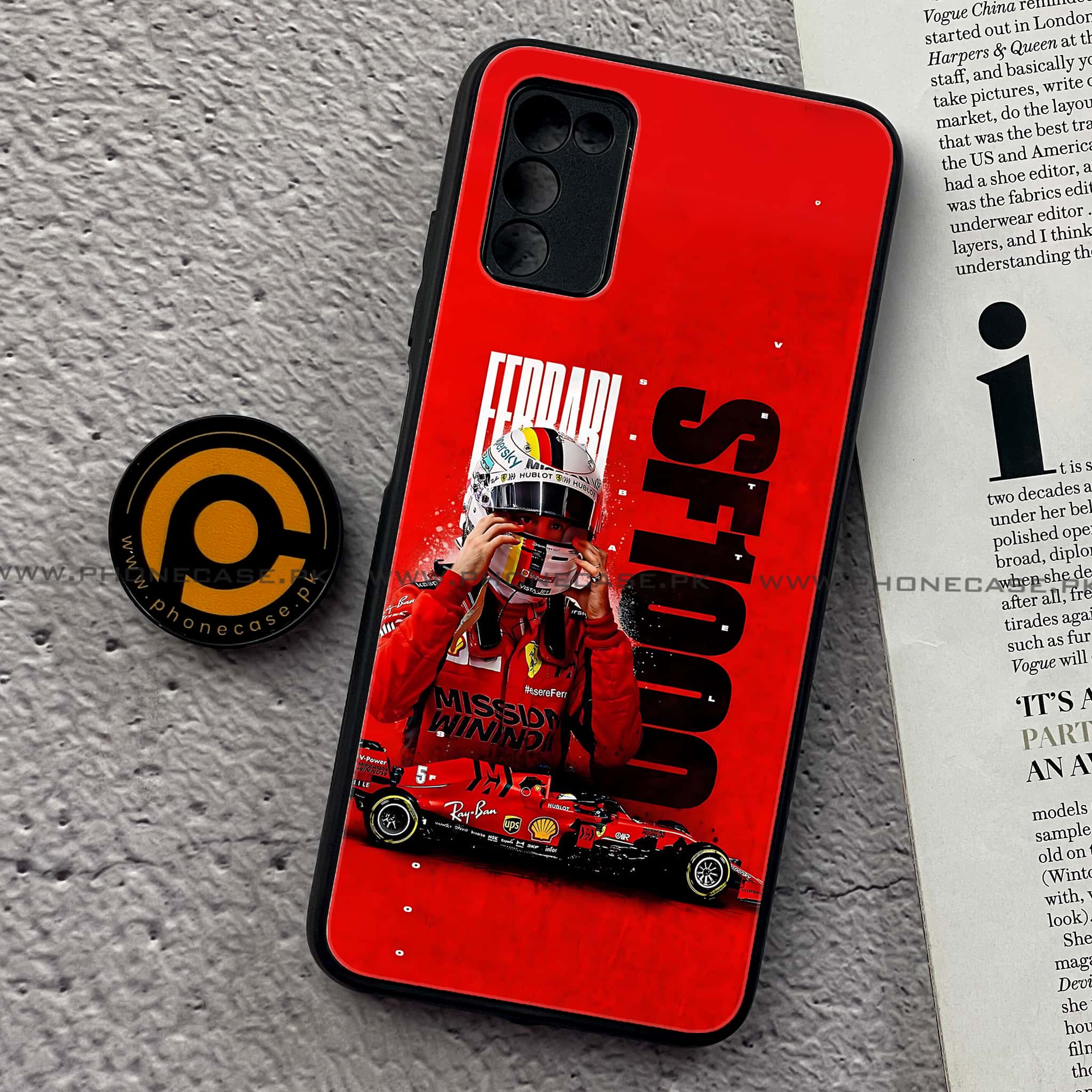 Samsung Galaxy A02s - Formula 1 Design Series - Premium Printed Metal soft Bumper shock Proof Case