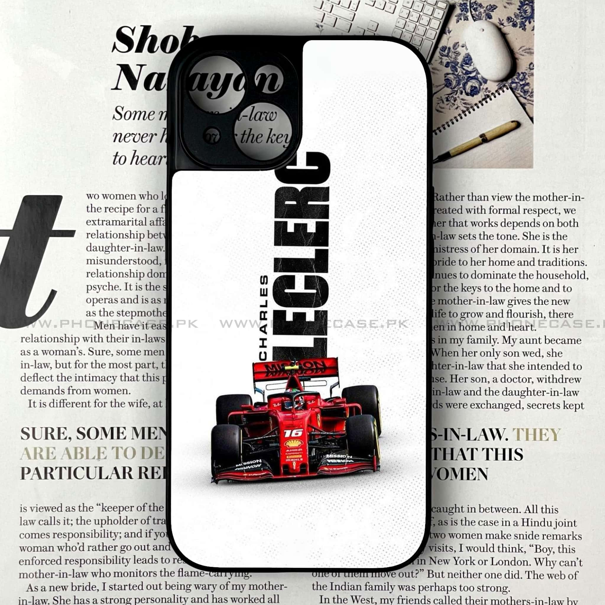 iPhone 14 - Formula 1 Design - Premium Printed Glass soft Bumper shock Proof Case